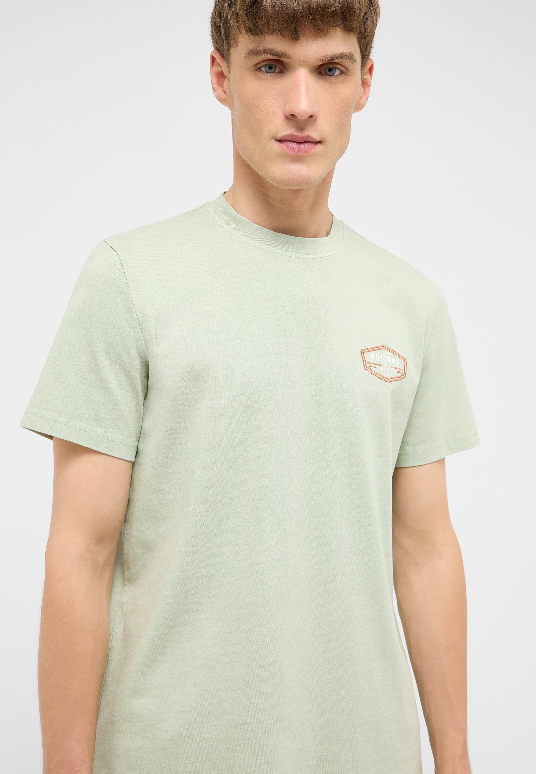 T-Shirt, Plain, Pastel, Short sleeve, Logo