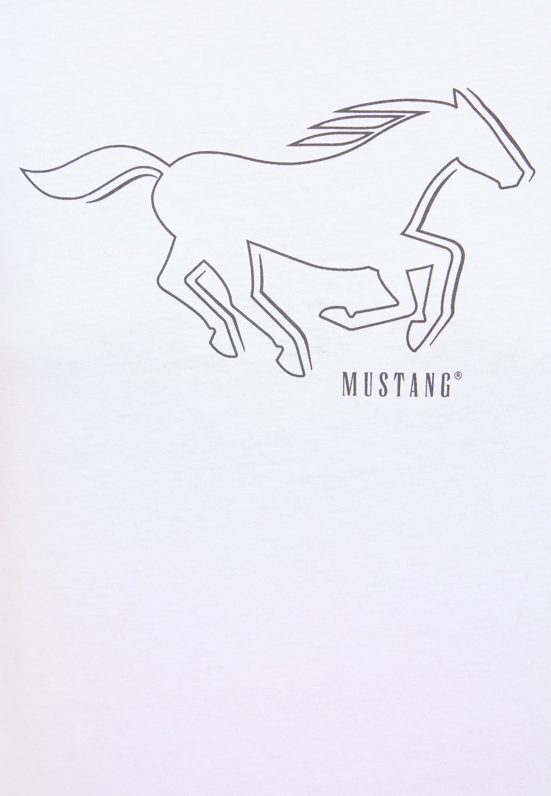 Hengst, Pferd, Logo, Linienzeichnung, Mustang