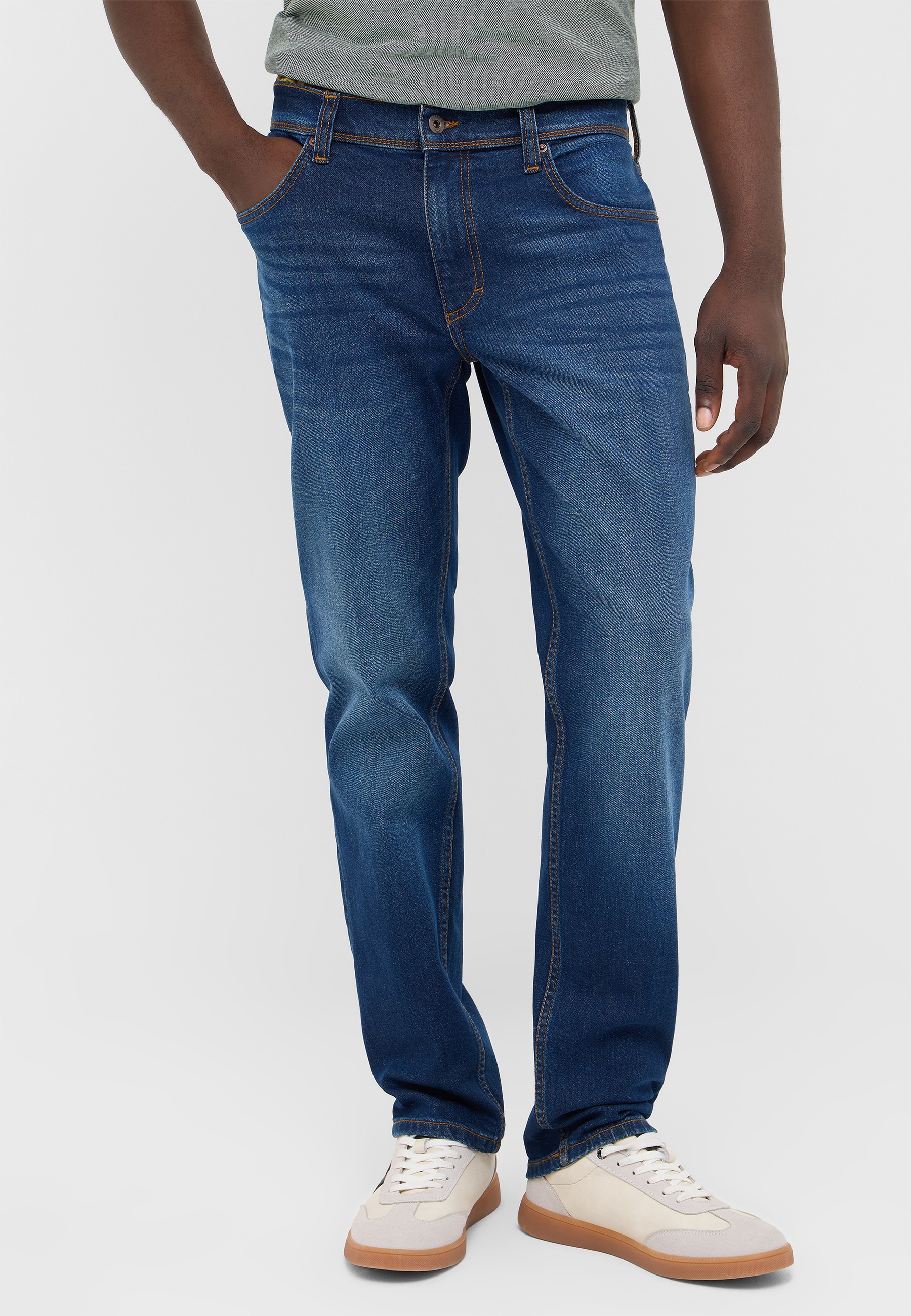 Jeans, Denim, Straight-leg, Blau, Casualhosen