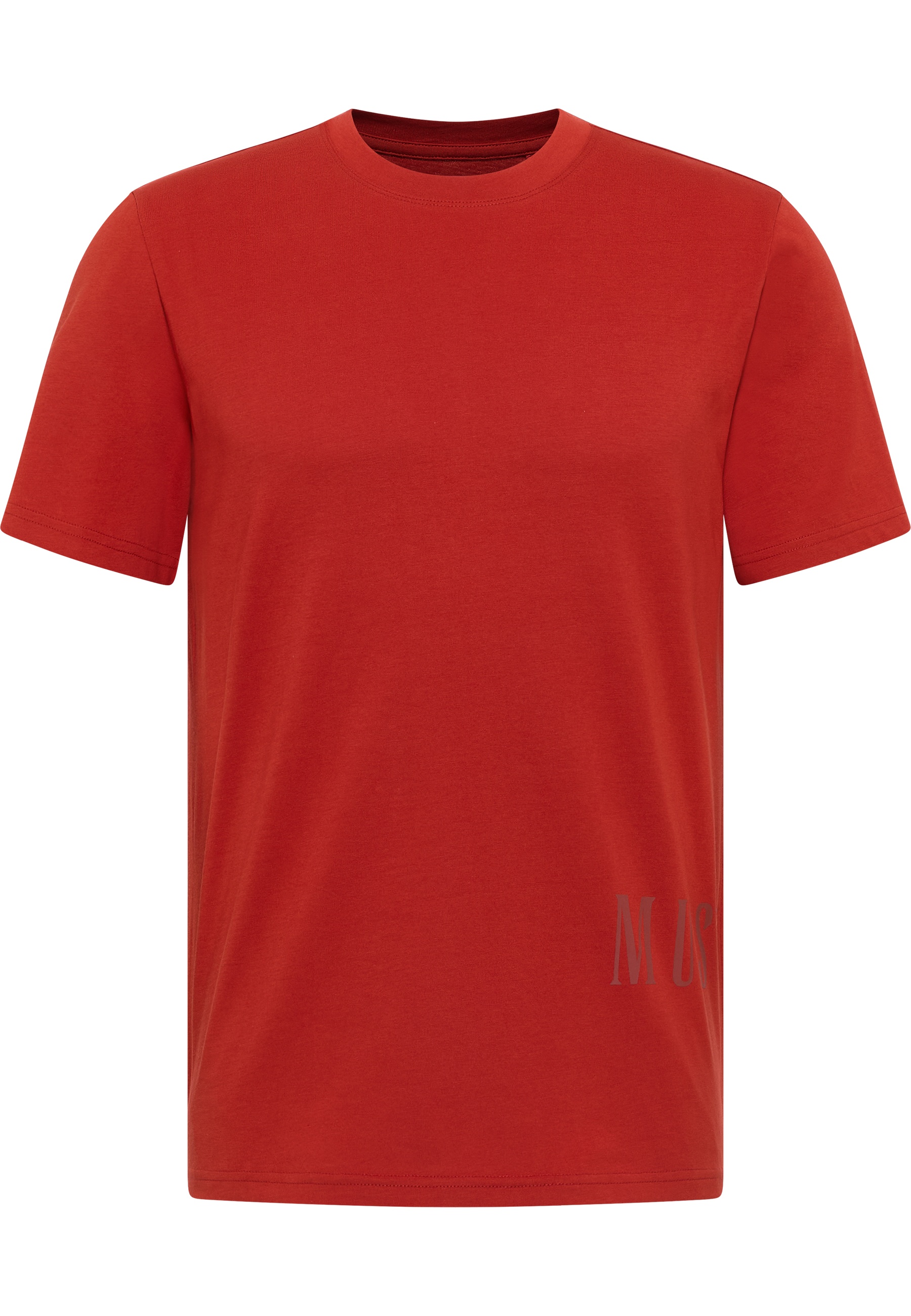 Tee, Shortsleeve, Rotes T-Shirt, uni, glatte Oberfläche