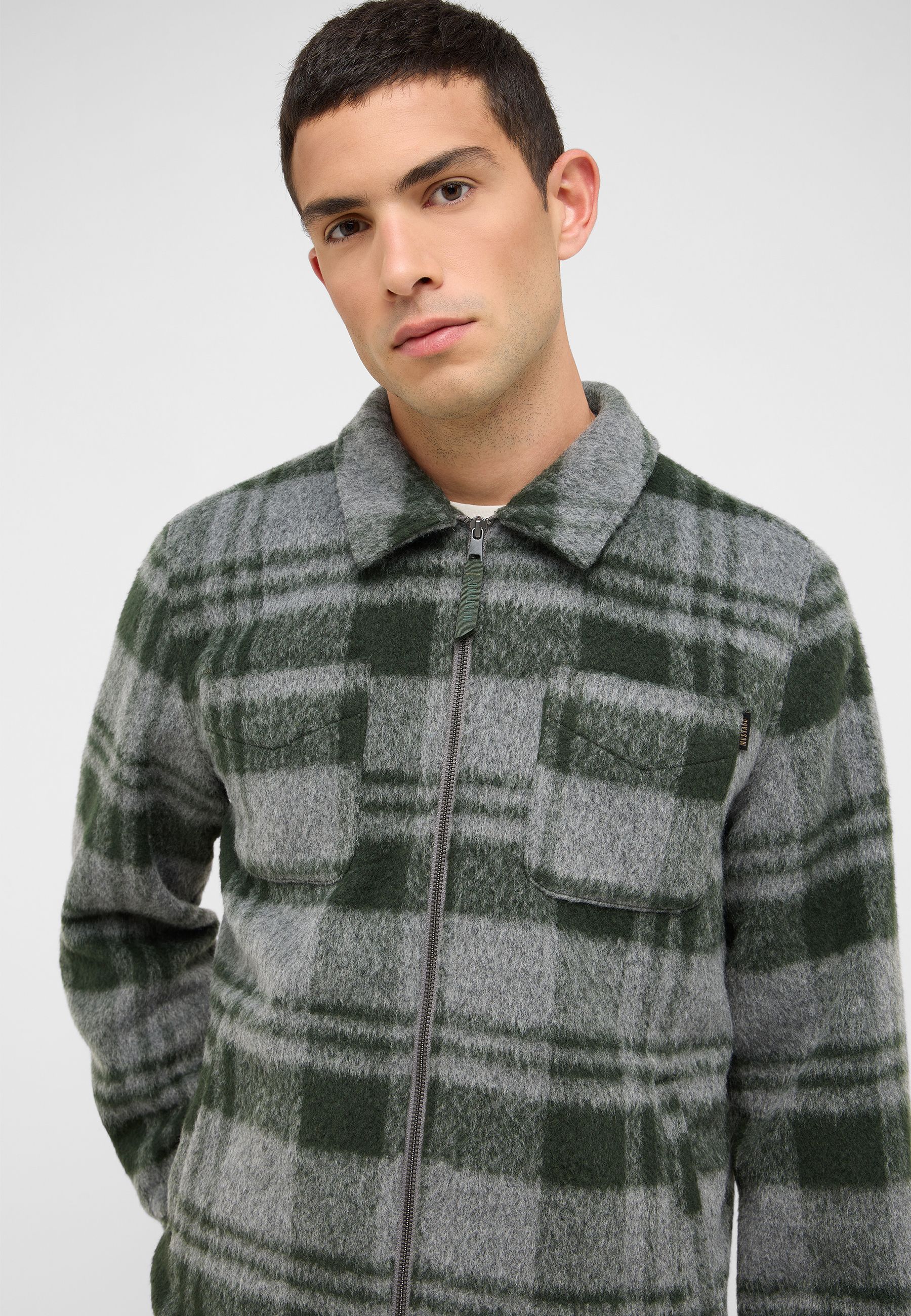 Mantel, Jacke, Hemd, Fleece, Person