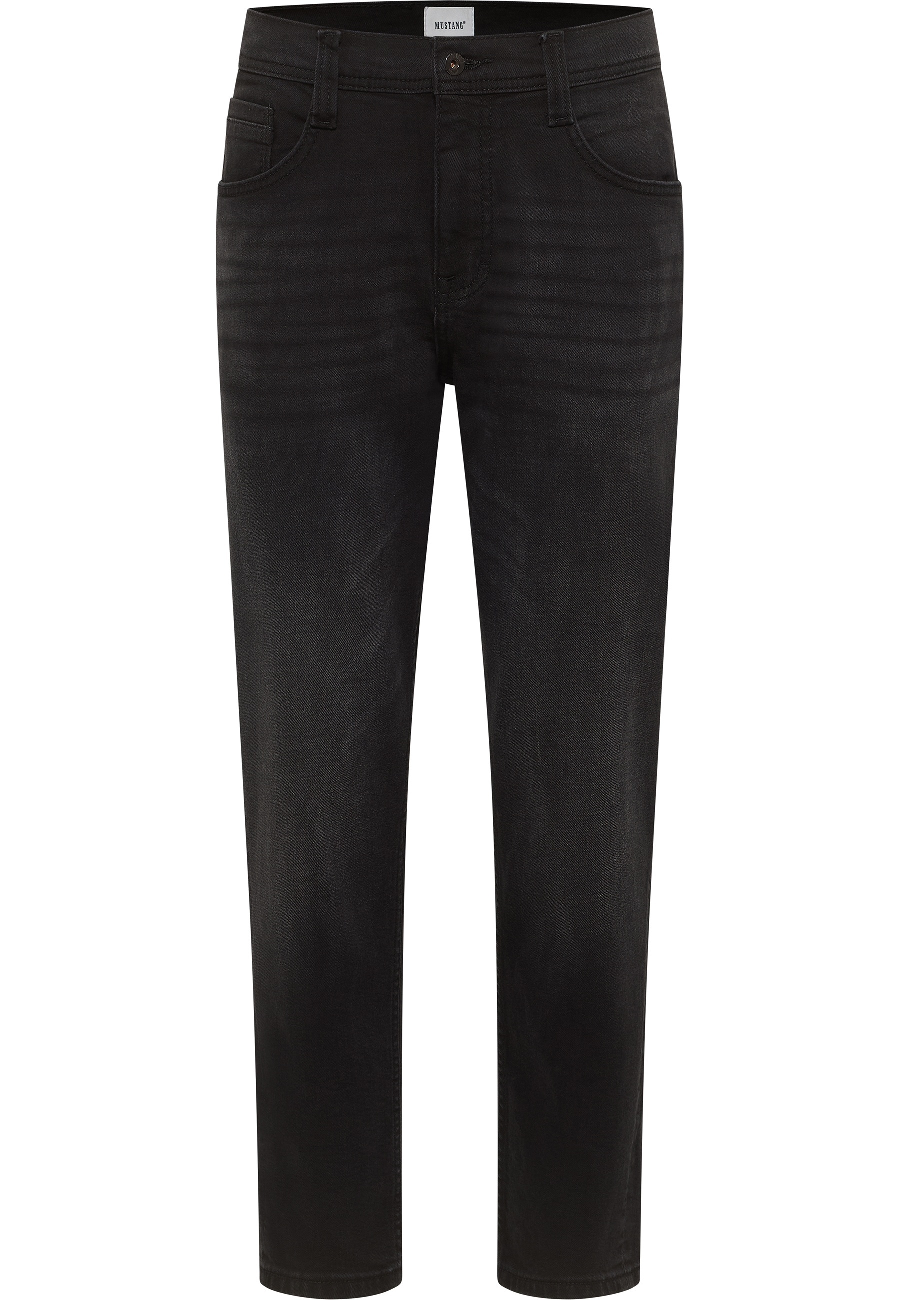 Mustang Herren Jeans Style Denver Tapered, schwarz sehr dunkel