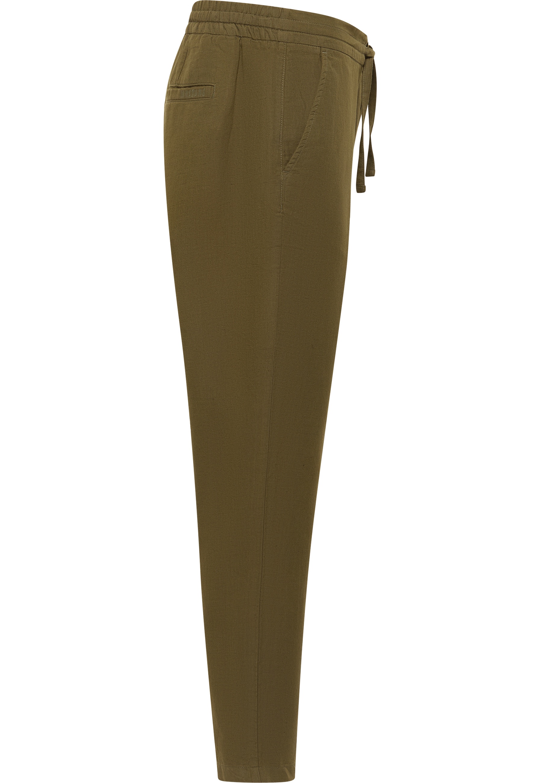 Hose, Jogginghose, Kordelzug, Khaki, Slim Fit
