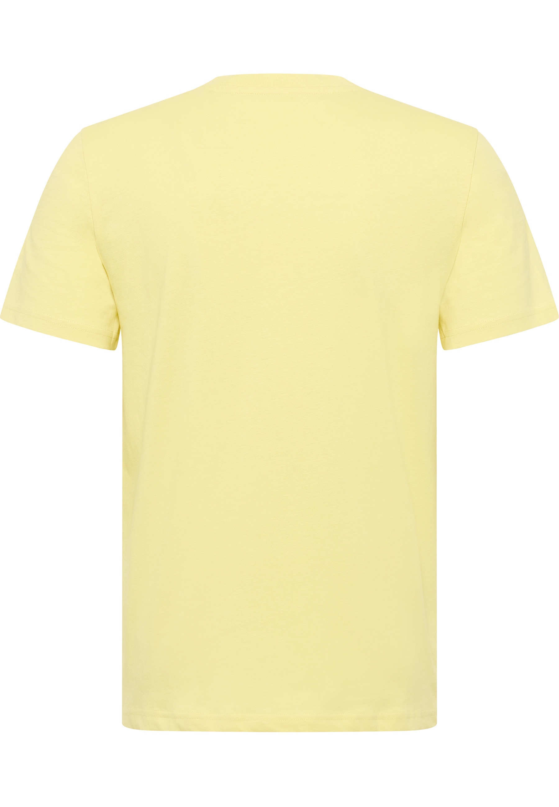 T-Shirt, Kurze Ärmel, Rundhals, Unifarben, Gelb