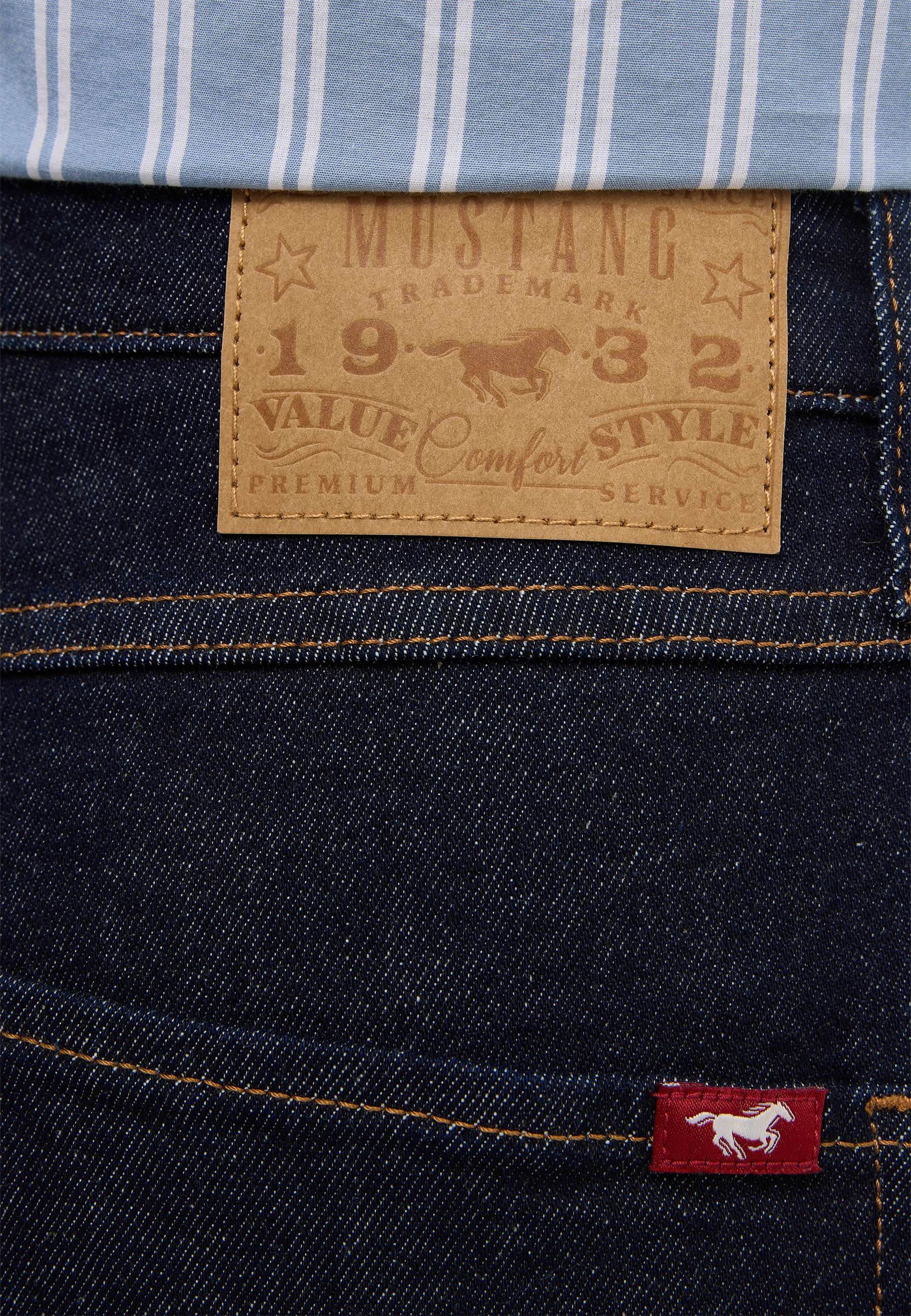 jeans, denim, Lederpatch, Patch,  stitching