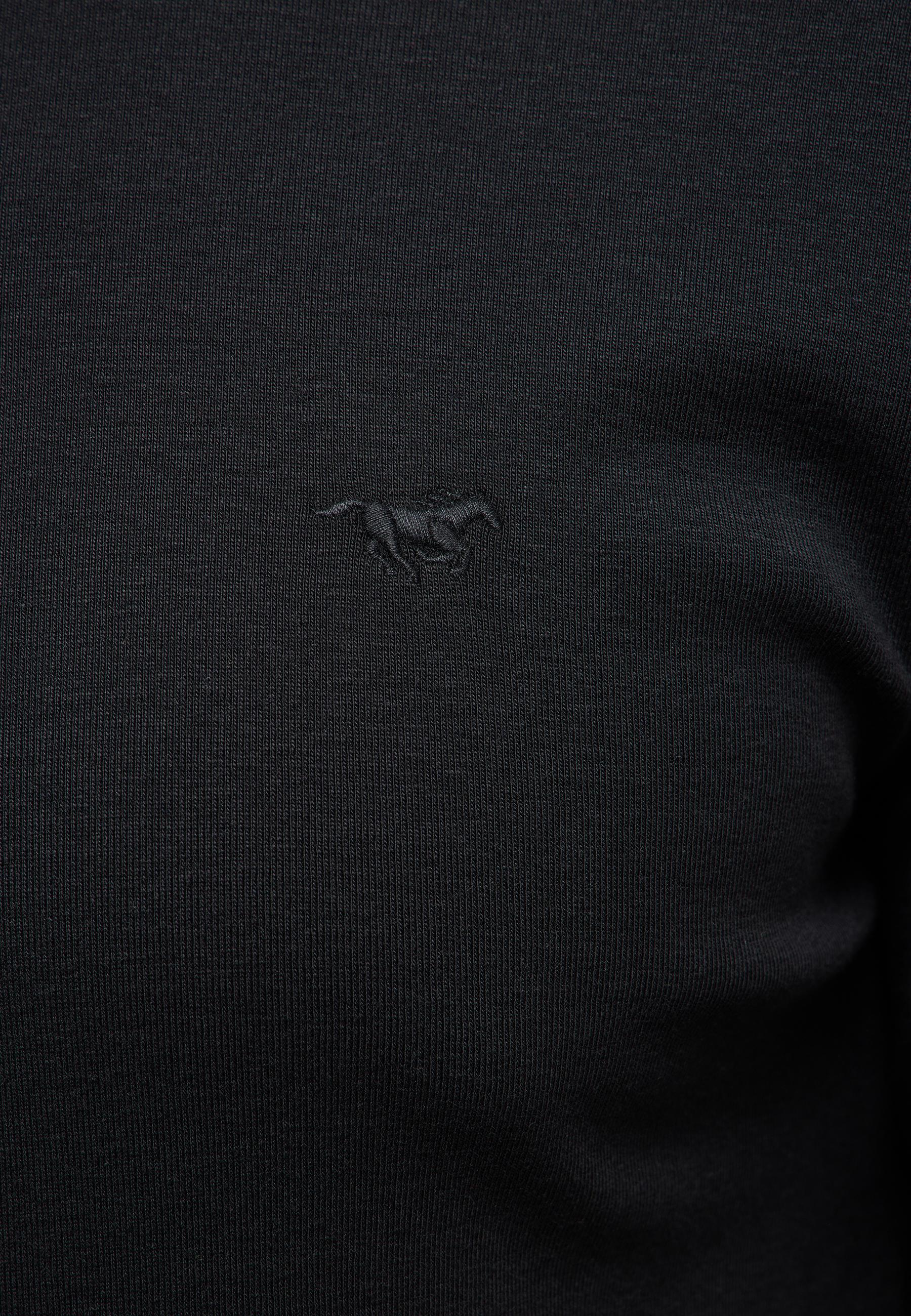 Pferd-Logo, Kleidung, Schwarz, Sweatshirt, Pferde-Emblem