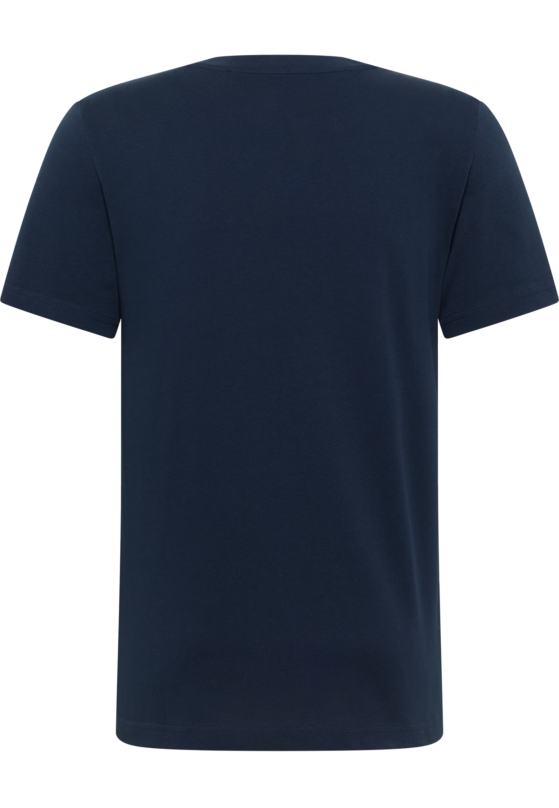 T-Shirt, Kurzarm, Uni, Navy, Baumwolle