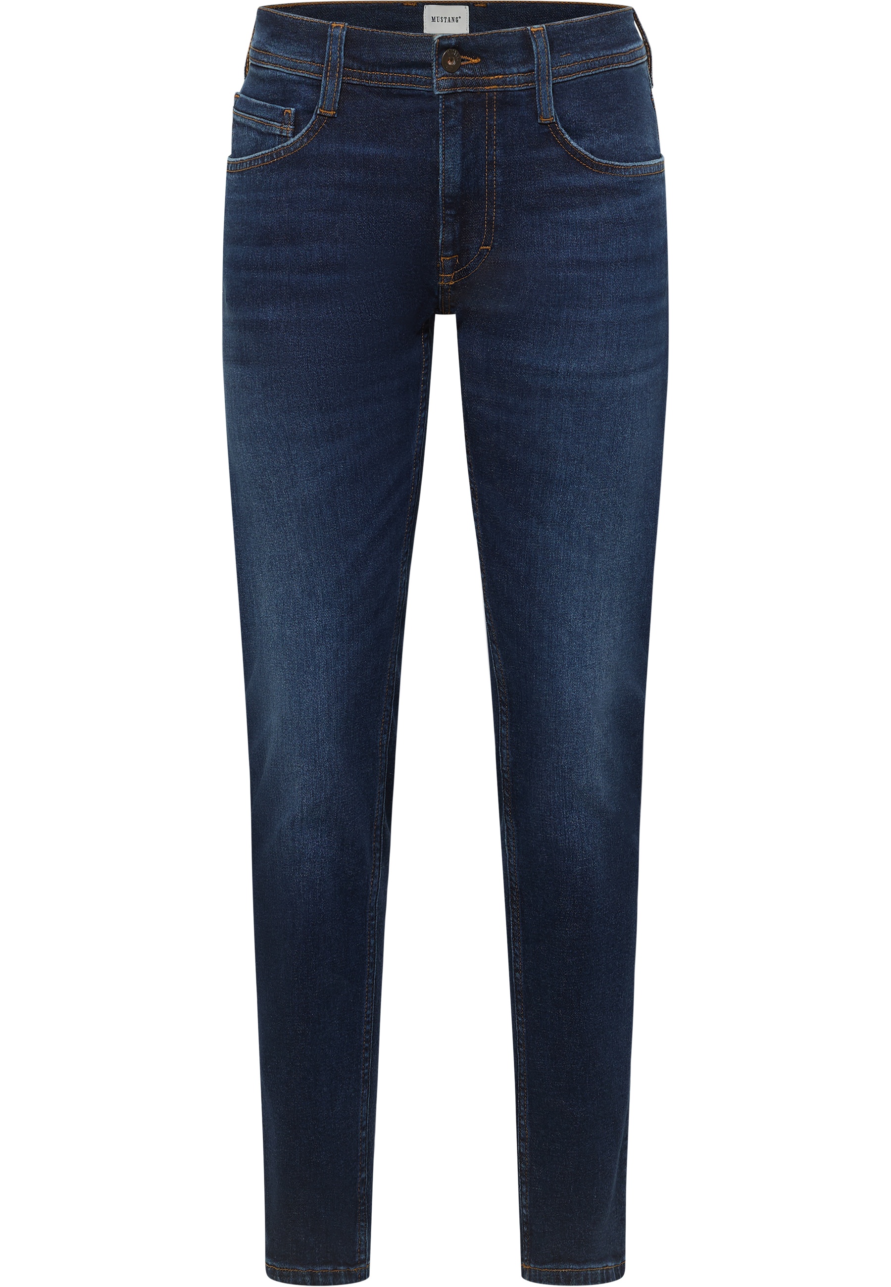 Jeans, Denim, Blau, Straight-leg, Five-pocket