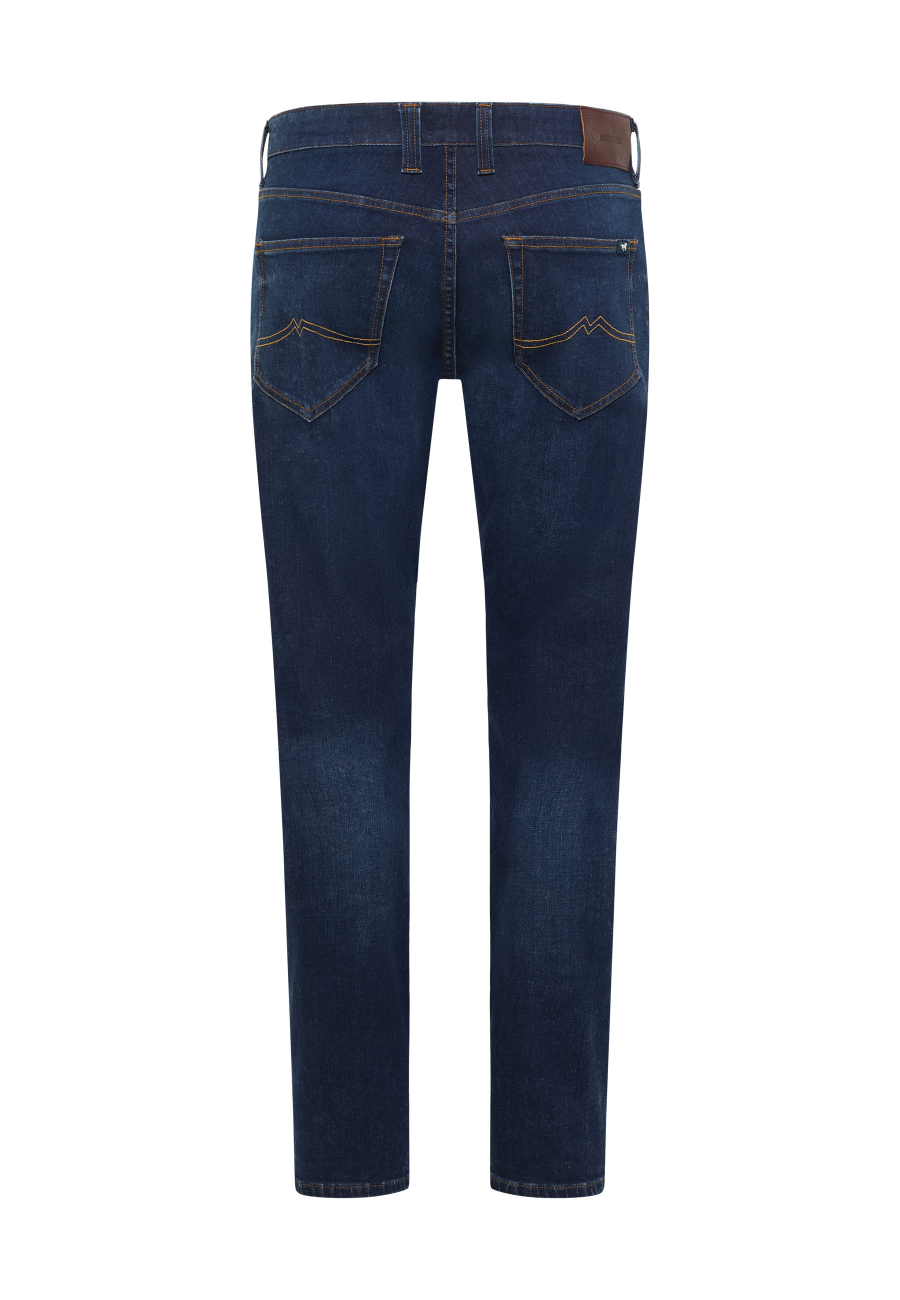 jeans, Denim, Hintertaschen, Steppnähte, Blau