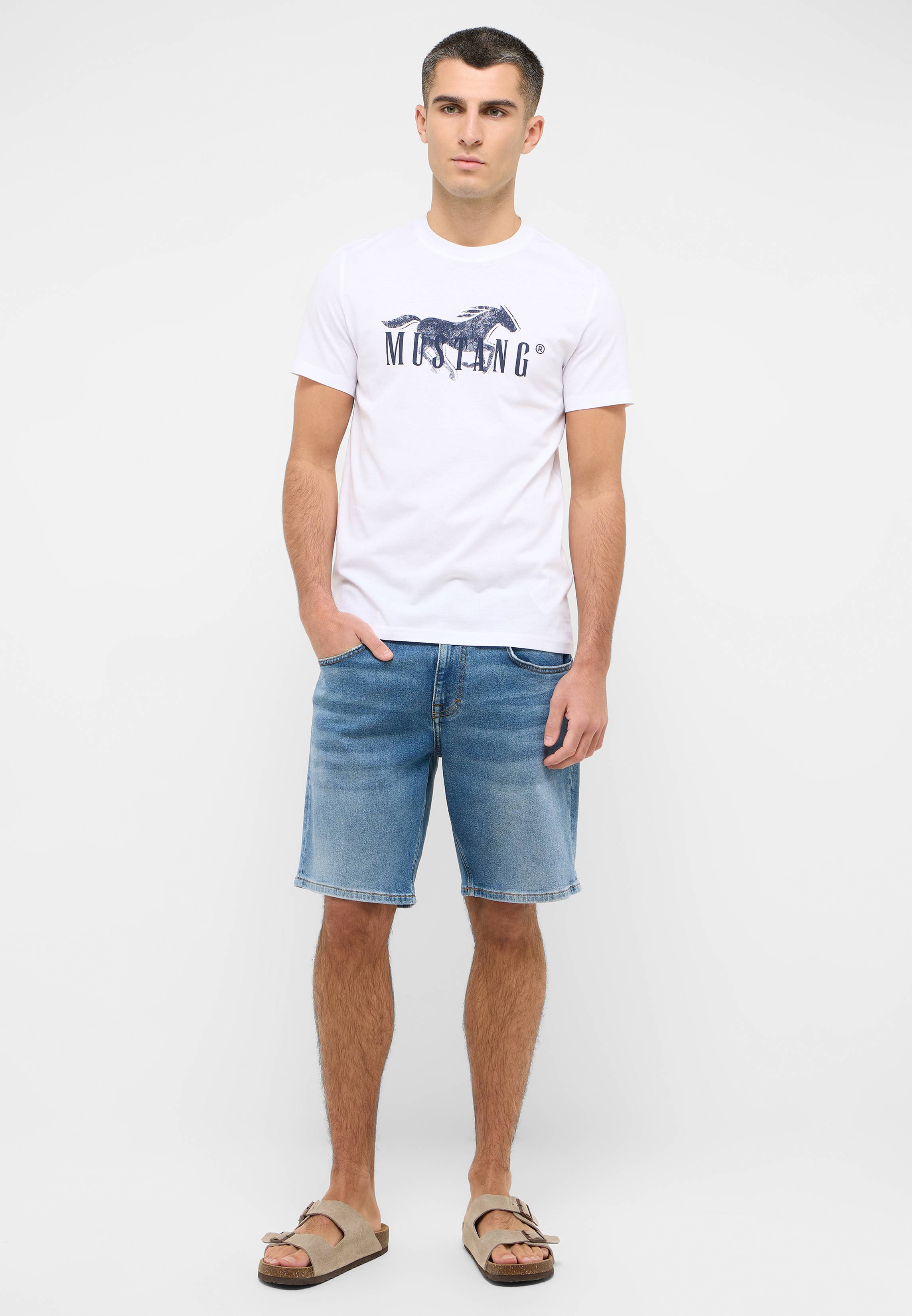 Kurze Hose, T-shirt, Sandale, Hosen, Strandmode