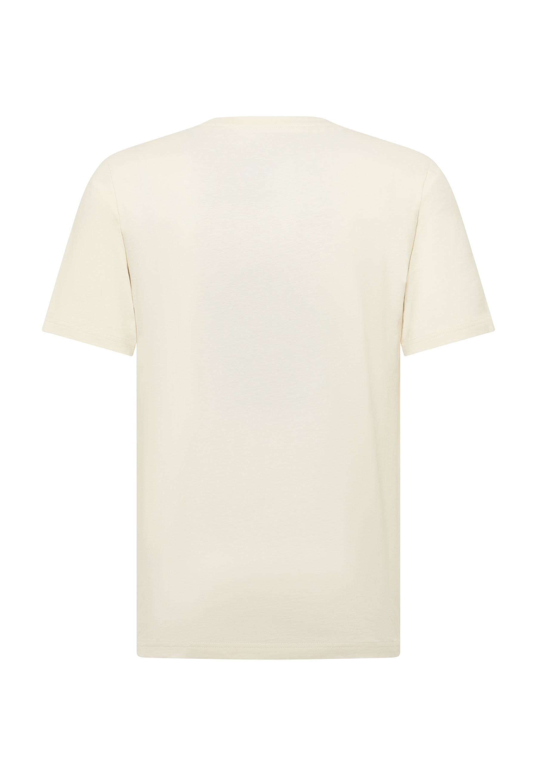 Tuchshirt, Creme, Kurzarm, Unifarben, Hemdähnlich