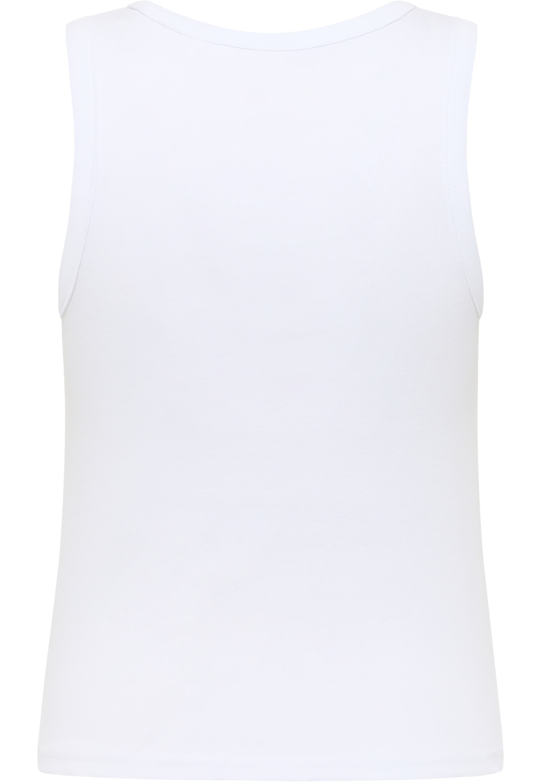 Tanktop, Ärmellos, Weiß, Unterhemd, Baumwolle