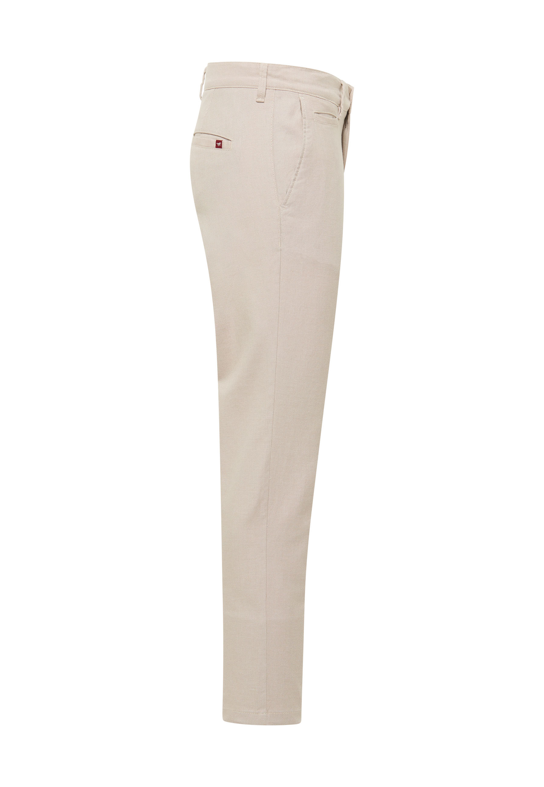 Chino pants, Beige, Knee-length, Side pocket, Back pocket