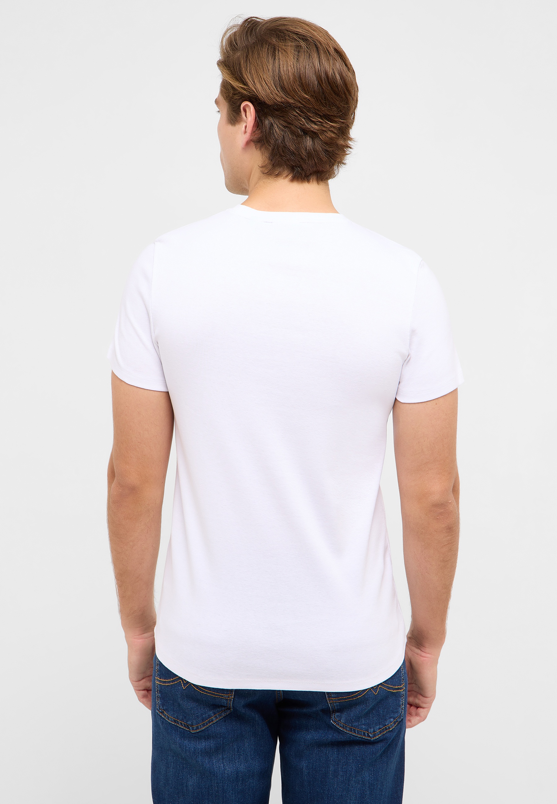 Tee, T-Shirt, weiß, Kurzarm, Basis