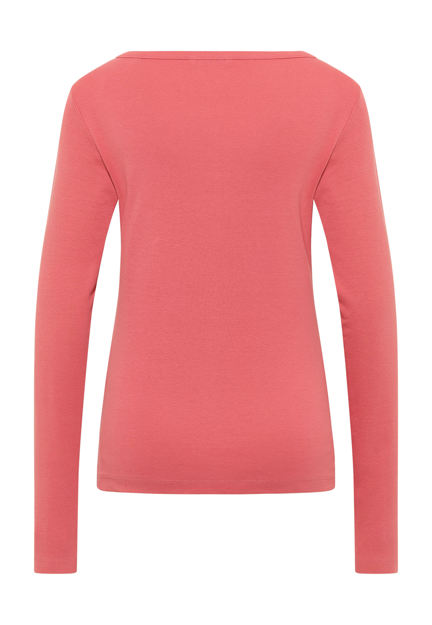 Langarmshirt, Rundhals, Pinkton, Kleidung, Jersey