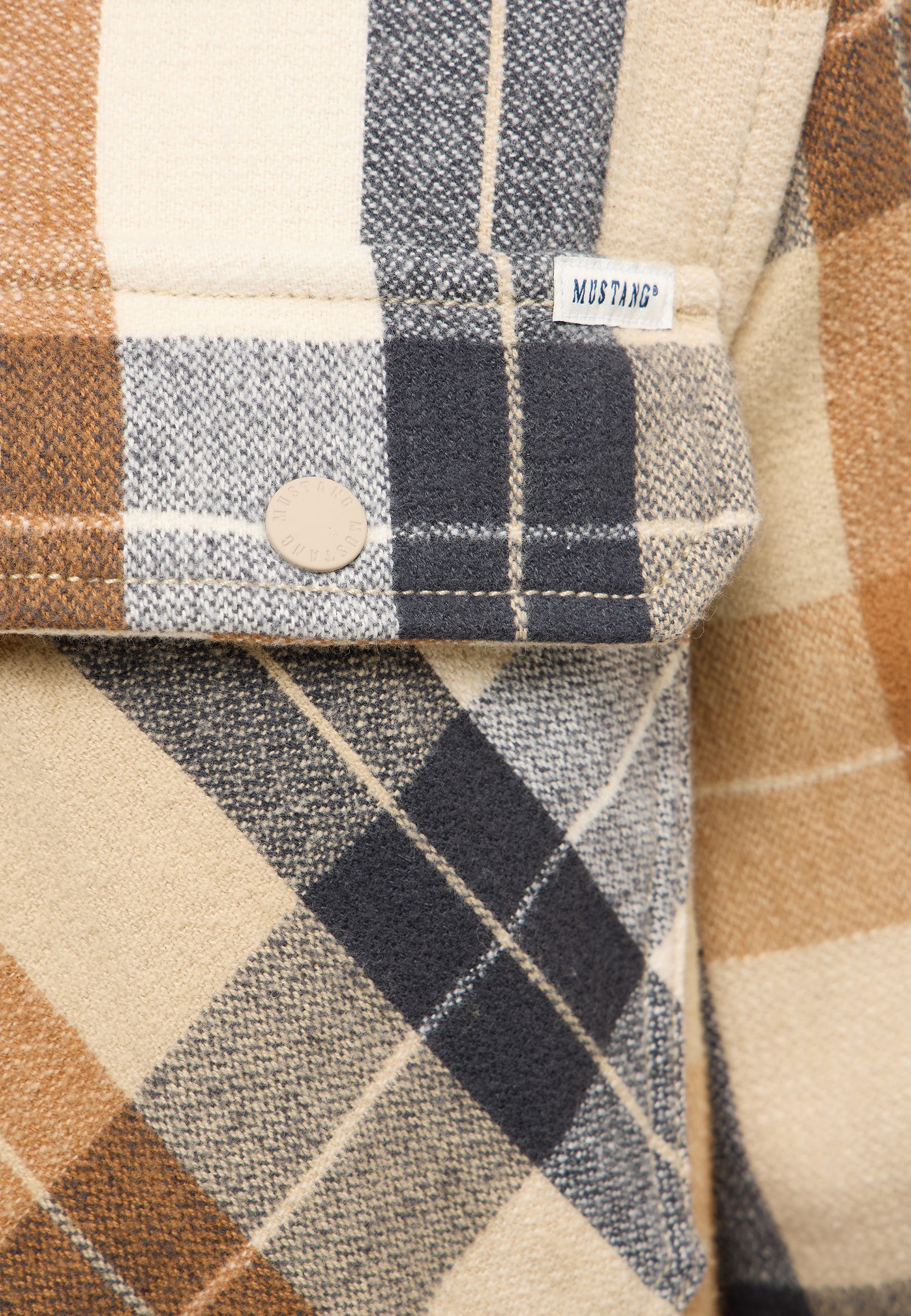 Plaid, Flanell, Jacke, Knopfleiste, Muster
