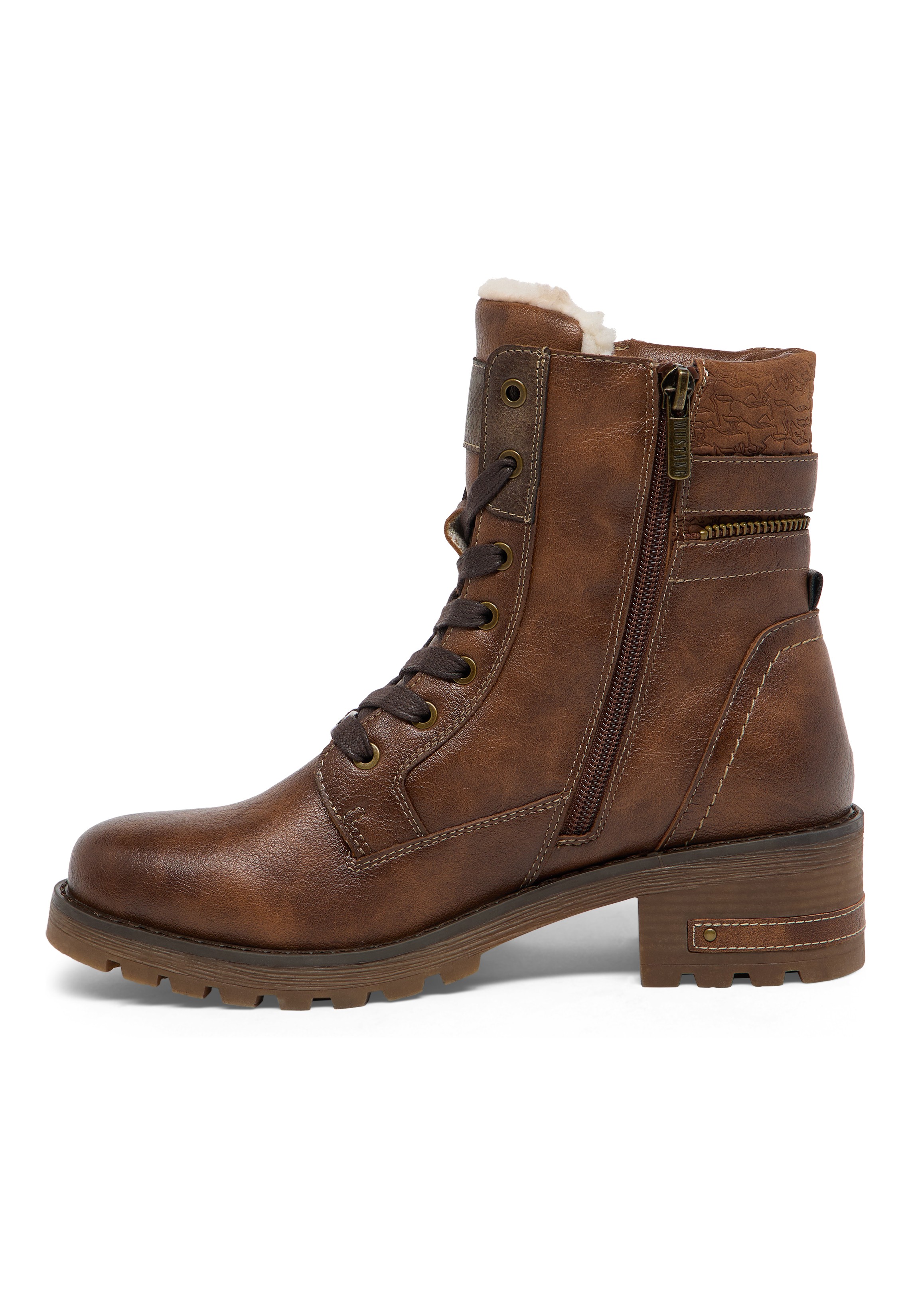 Stiefel, Stiefelette, Lederstiefel, Gummisohle, Reißverschluss