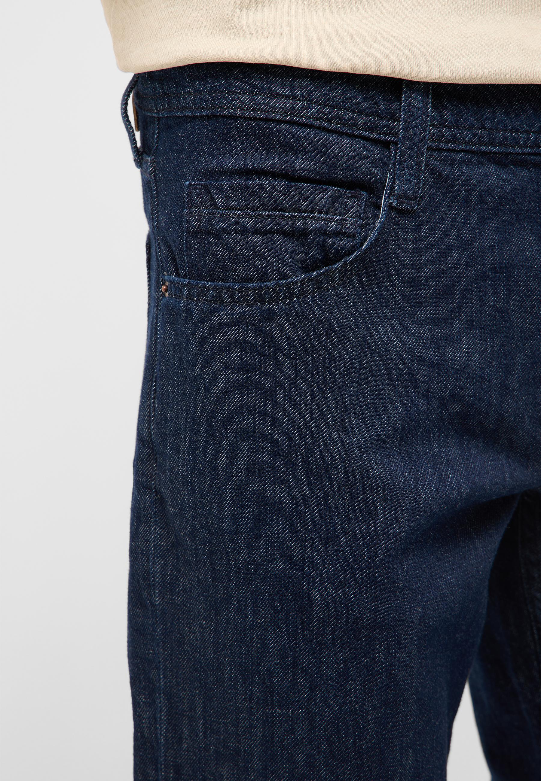 Jeans, Dunkelblau, Hosenfront, Jeansstoff, Hosentasche