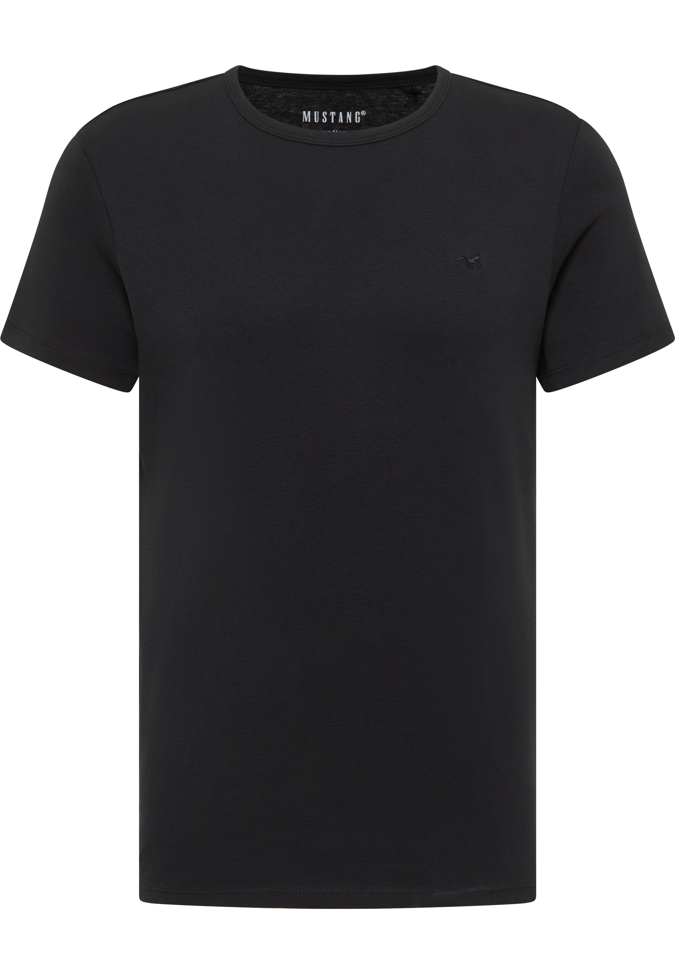 Mustang Herren T-Shirt Style Allen, schwarz