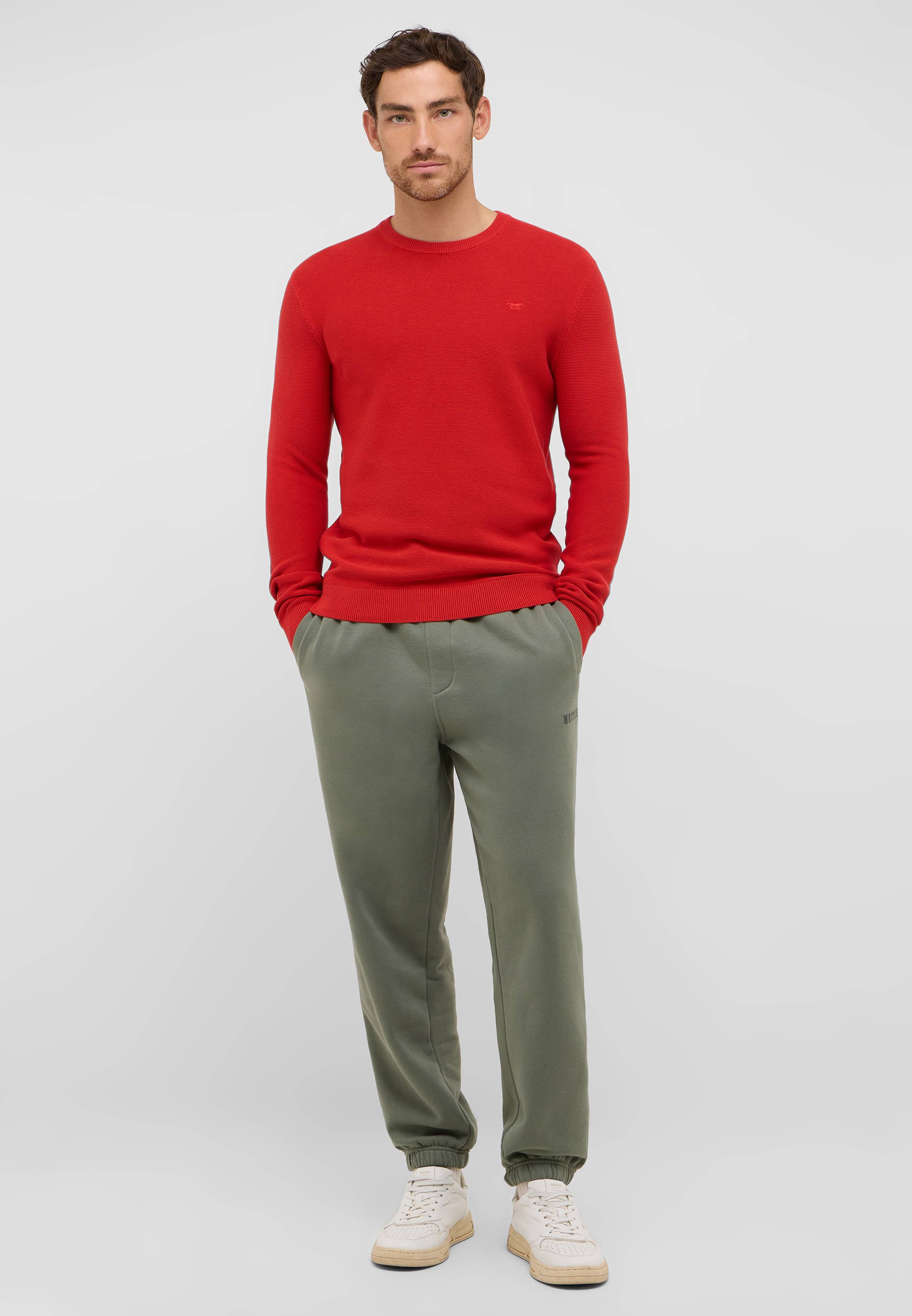 Hosen, Langarm, Pullover, Mann, Person