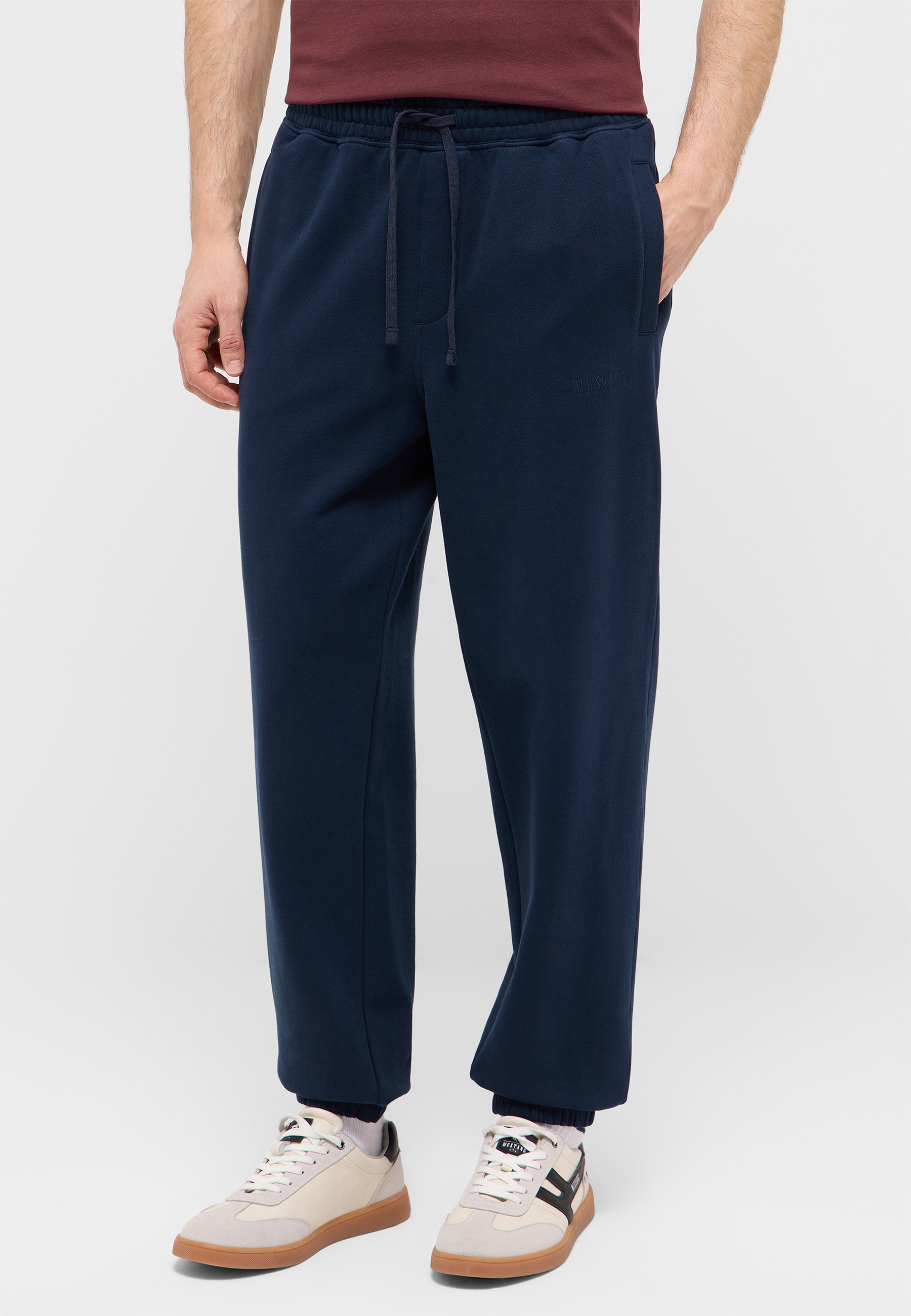 Hose, Jogginghose, Navy, Baumwolle?, Weite?