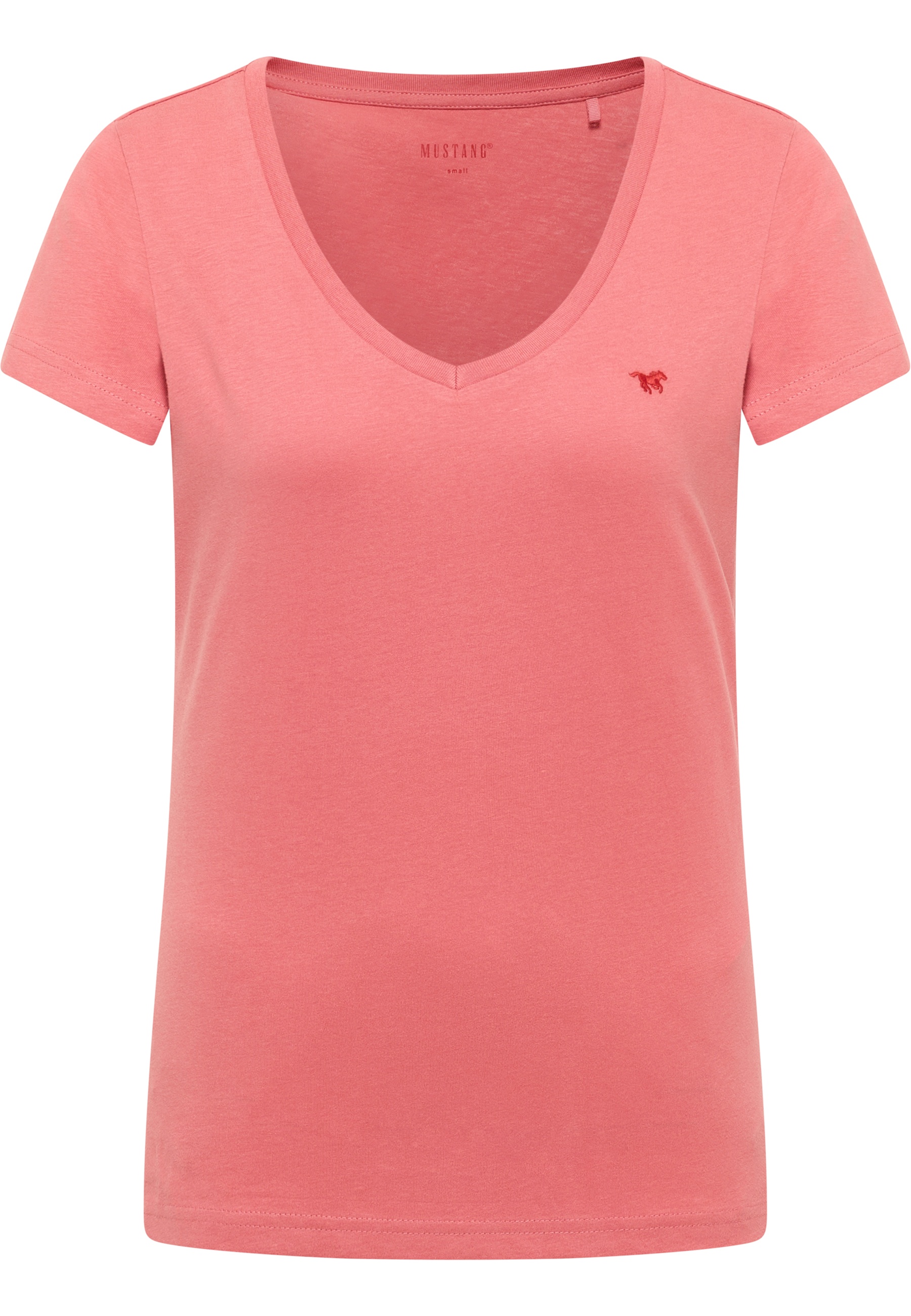 Mustang Damen T-Shirt Style Beverly, rosa