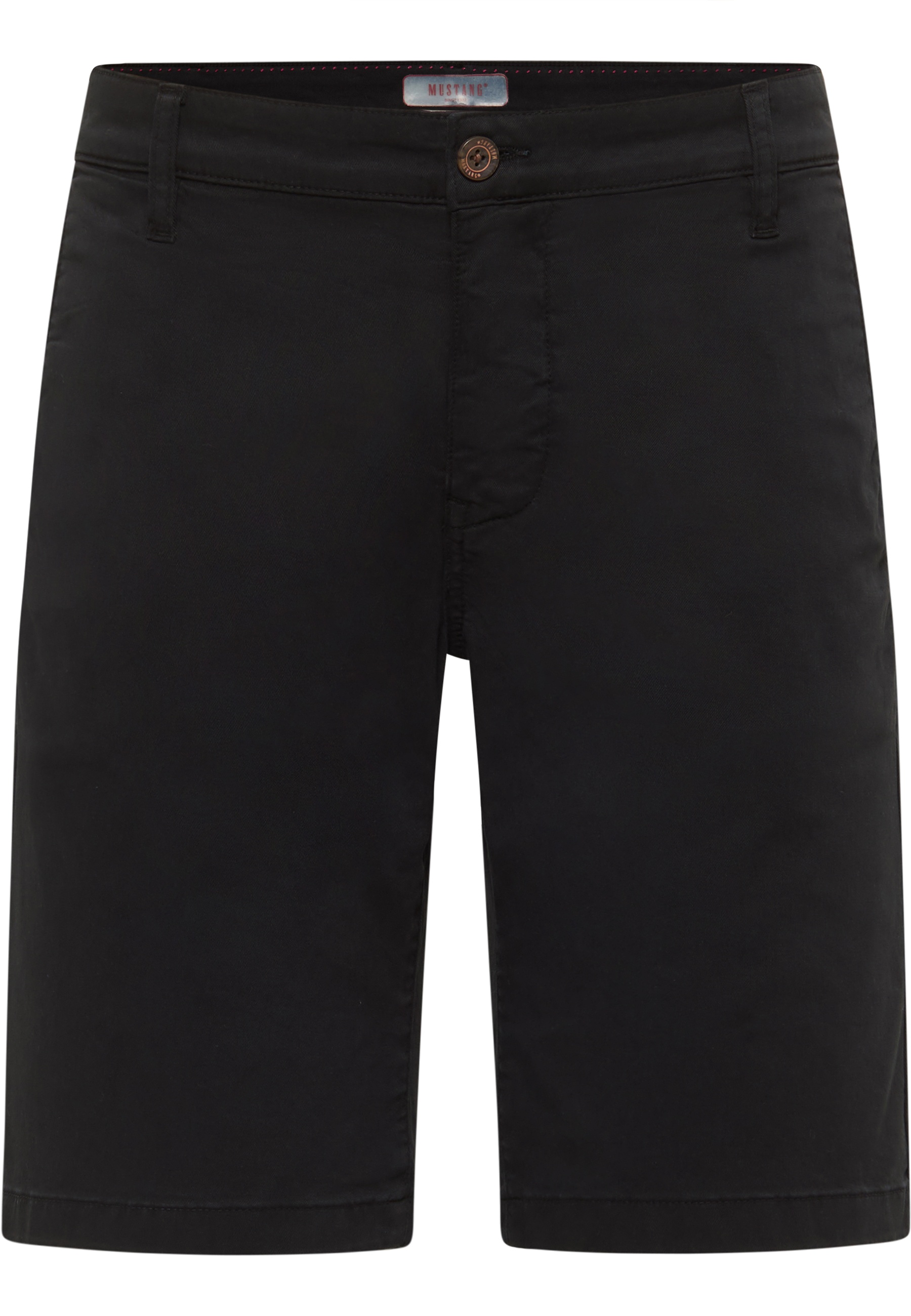 Mustang Herren Short Style Brad Chino Shorts, schwarz