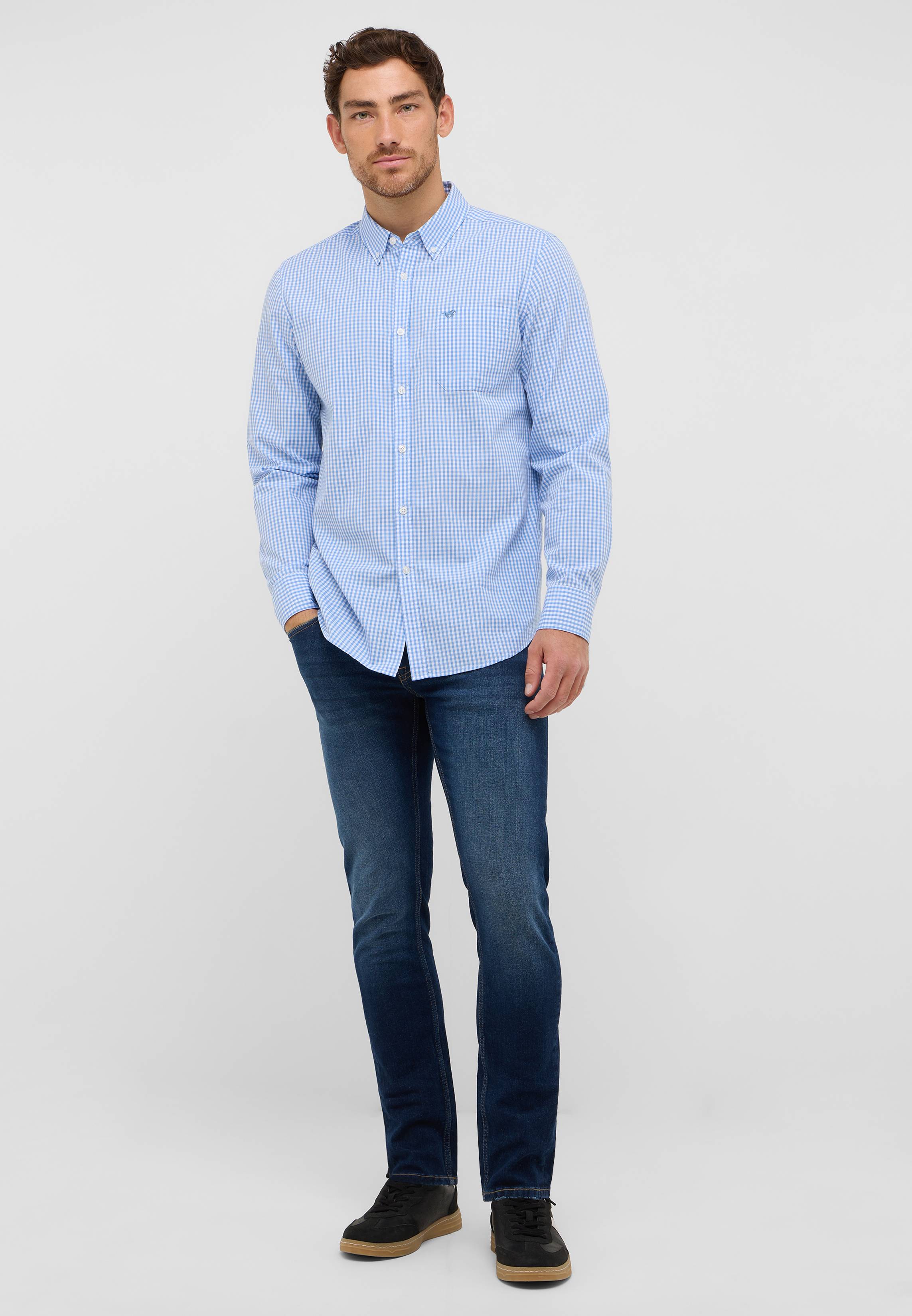 Hemd, Hosen, Langarm, Kleid, Hemd, Person