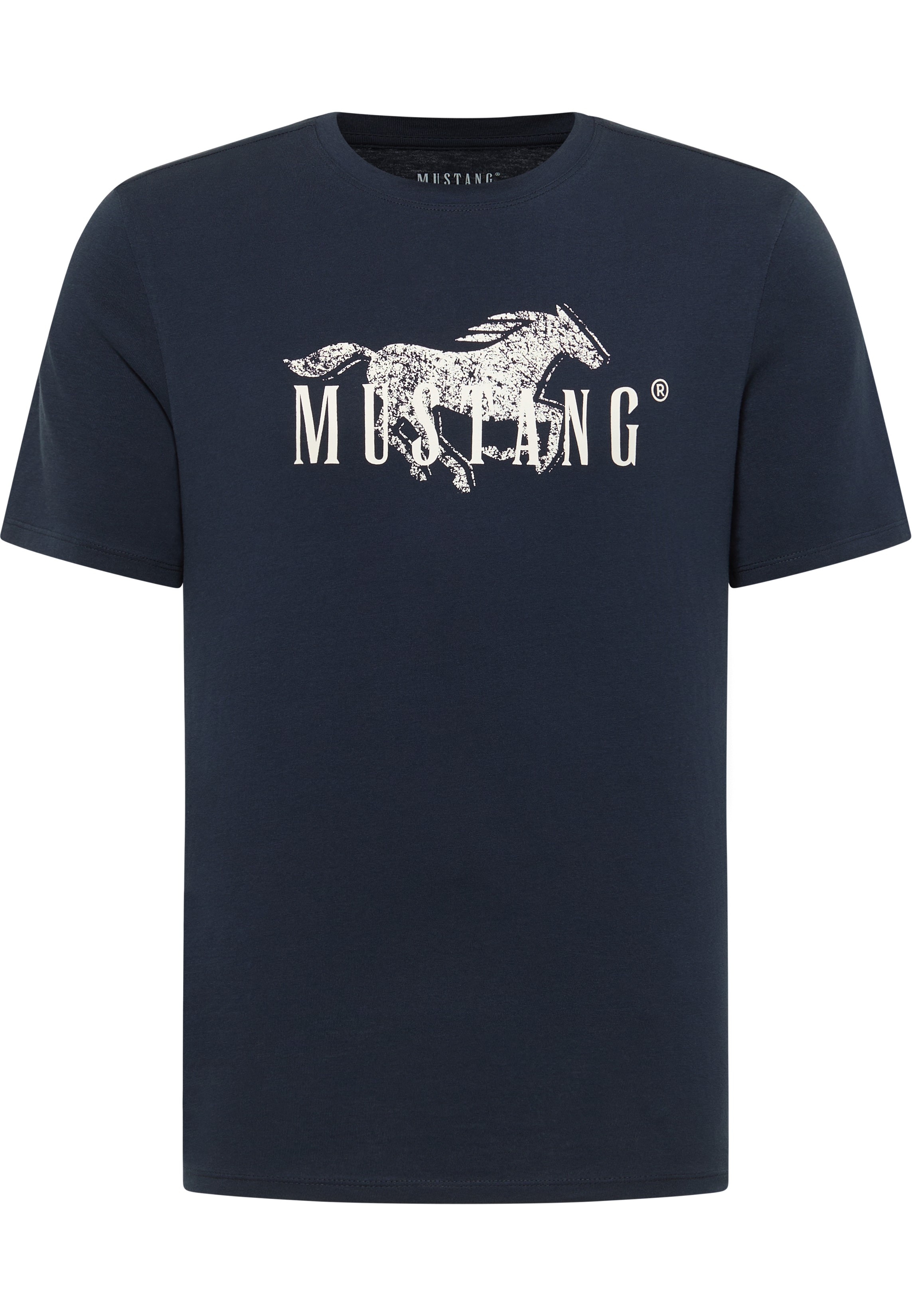 T-Shirt, Mustang, Kleidung, Logo, Kurzarm
