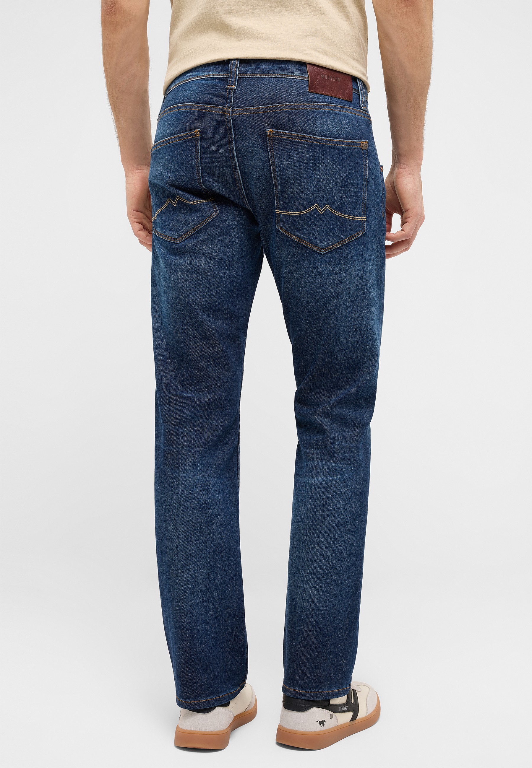 jeans, denim, back pockets, blue, stitching
