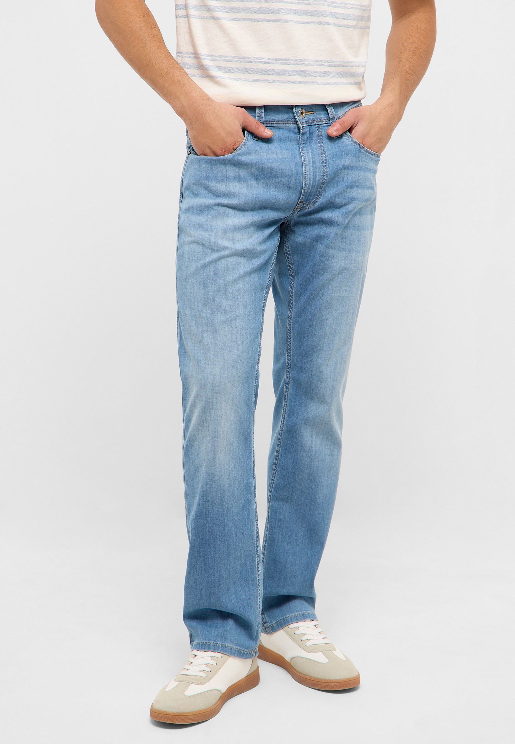 Jeans, Hellblau, Weite gerade, Blaue Jeans, casual pants