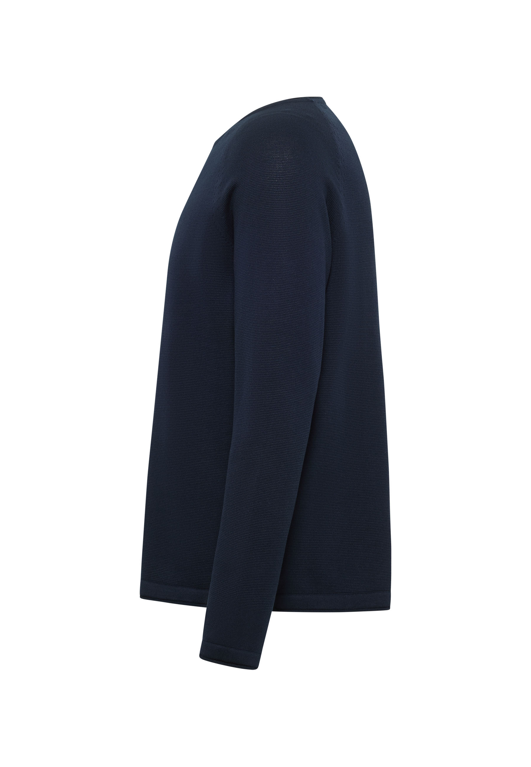 Kleidung, Pullover, Navy, Rundhalsausschnitt, Langarm
