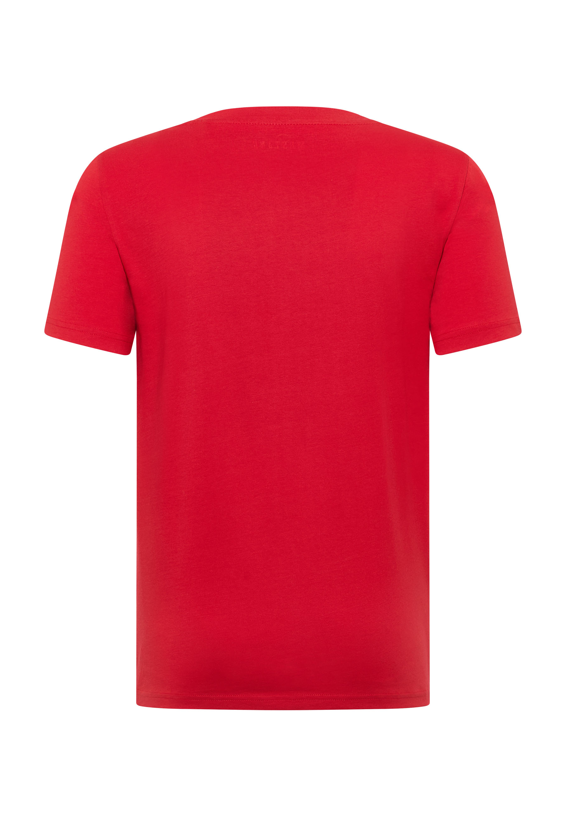 T-Shirt, Kurzarm, Rote Farbe, Tonrot, Basic Shirt