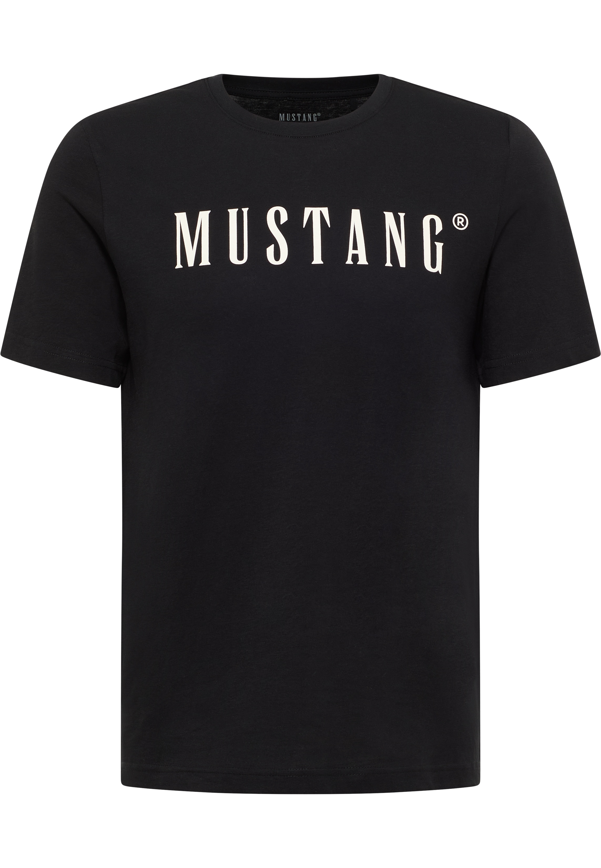 Mustang Herren T-Shirt Style Austin, schwarz