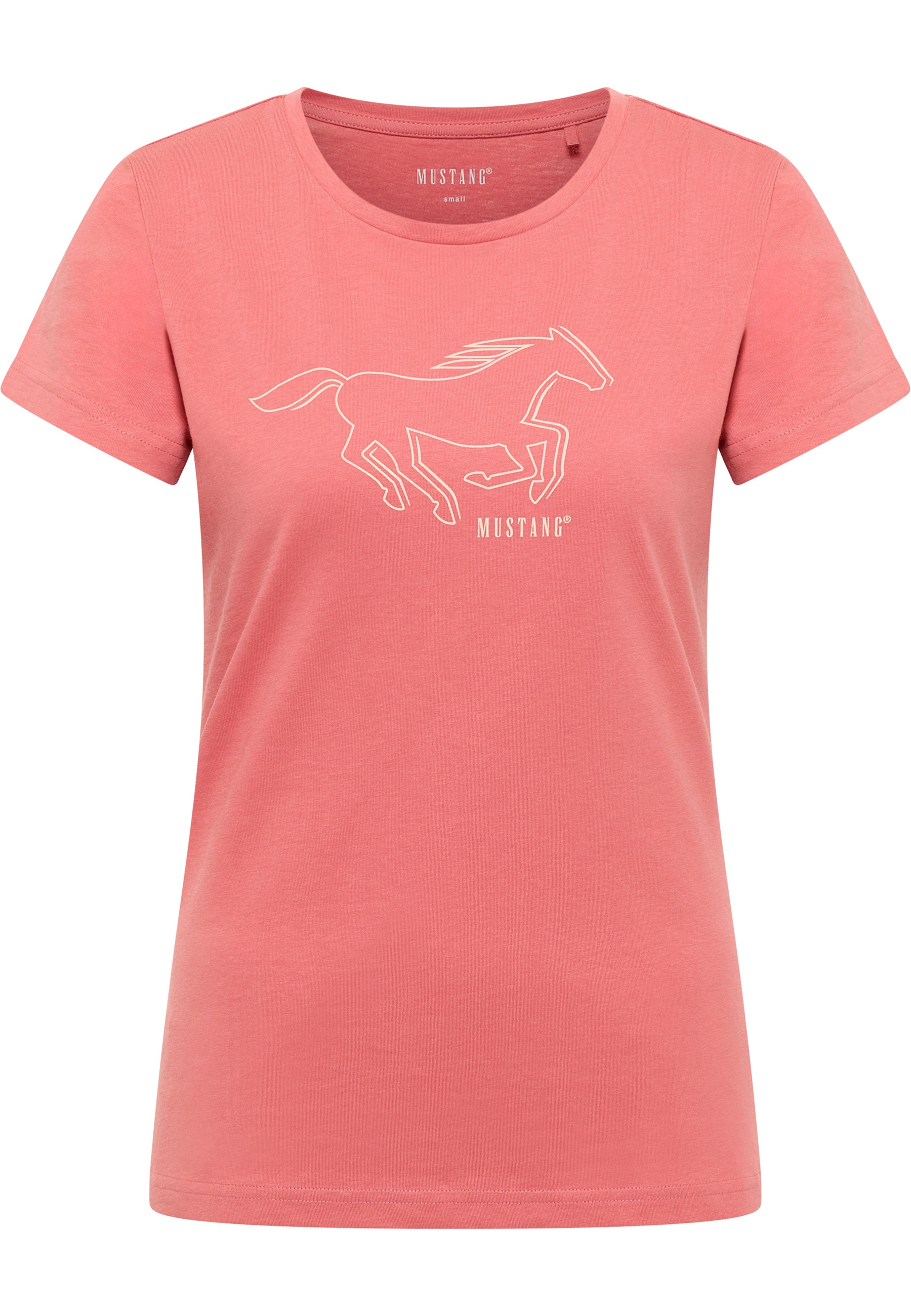 Mustang Damen T-Shirt Style Loa, rosa