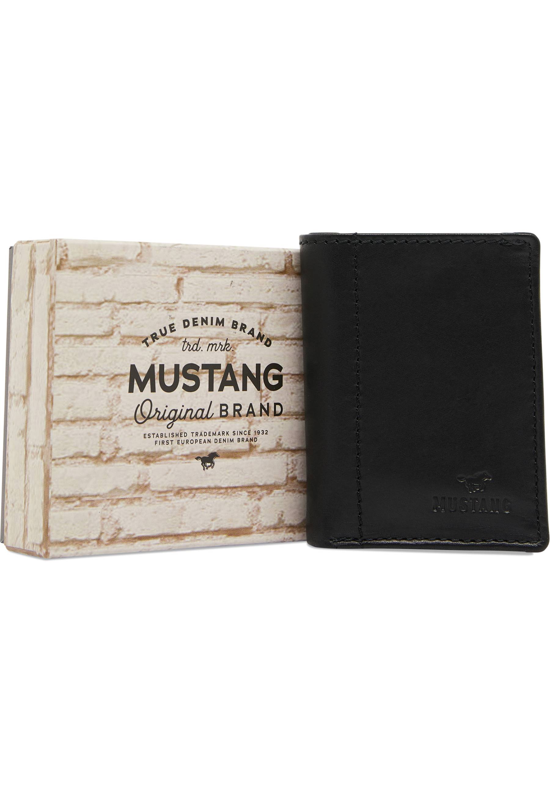 Mustang Herren Geldbörse Kartenetui, schwarz