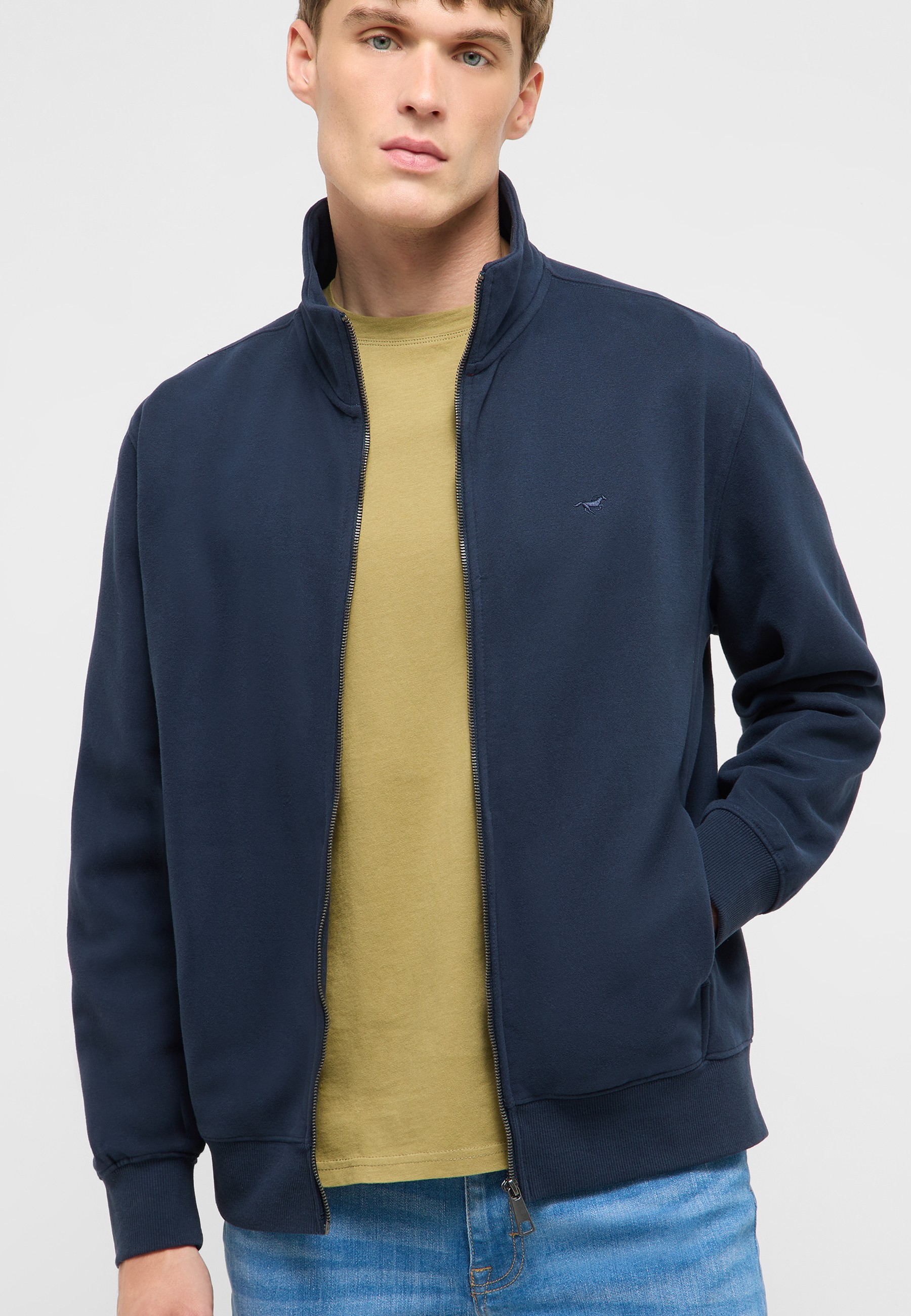 jacke, Reißverschluss, Navy, Fleece, unisex