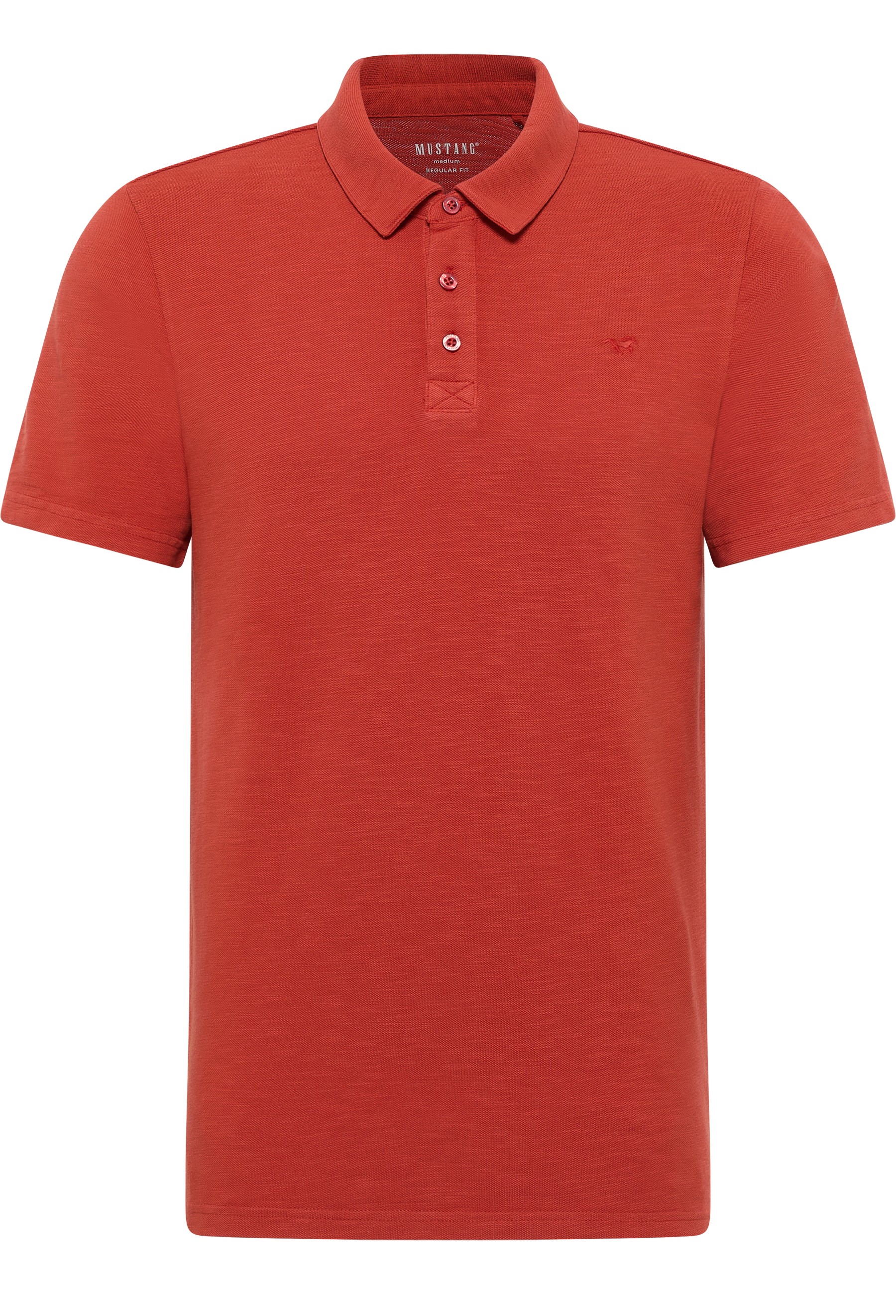 Polo, Poloshirt, Kurzärmelig, Rot, Baumwollmischung