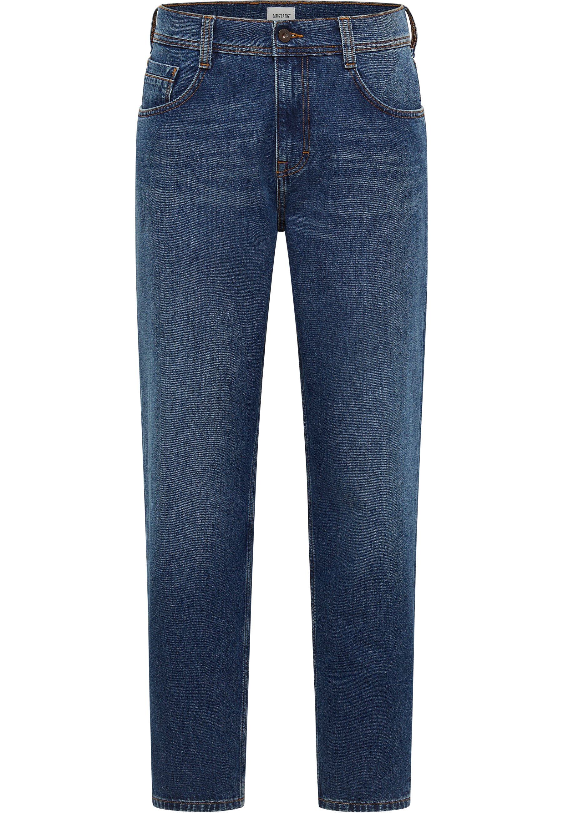 Mustang Herren Jeans Style Denver Tapered, blau mittel
