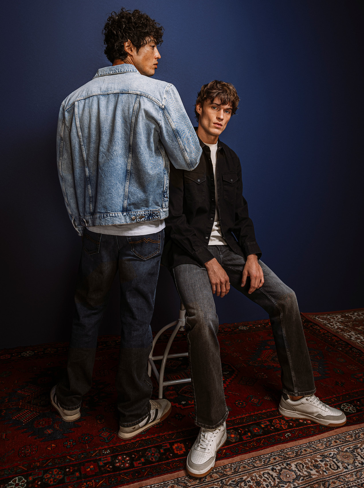 Denimjacke, Denim, Jeansjacke, blaue Jacke, Casualwear