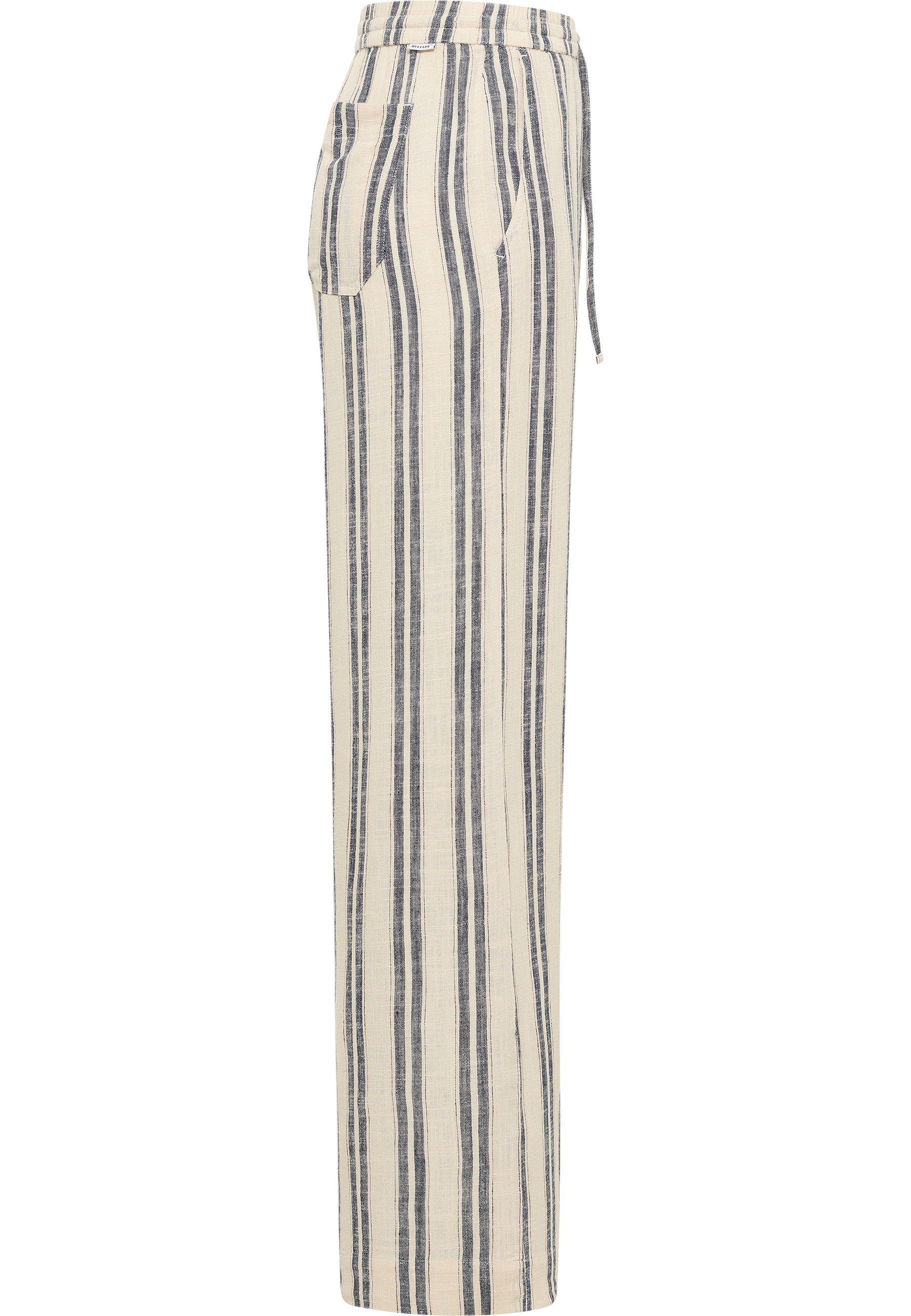 Hose, Streifen, Luftig, Weiß, Blau