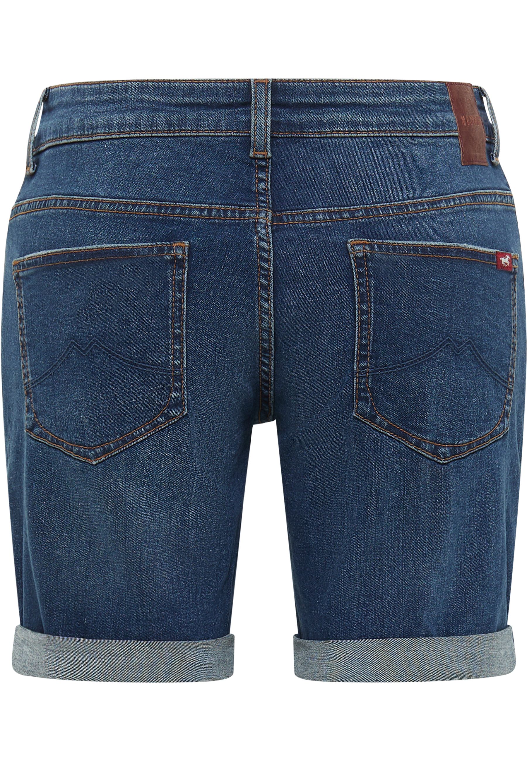 Jeansshorts, Denim, Rückseite, Back, Stoff, Kette