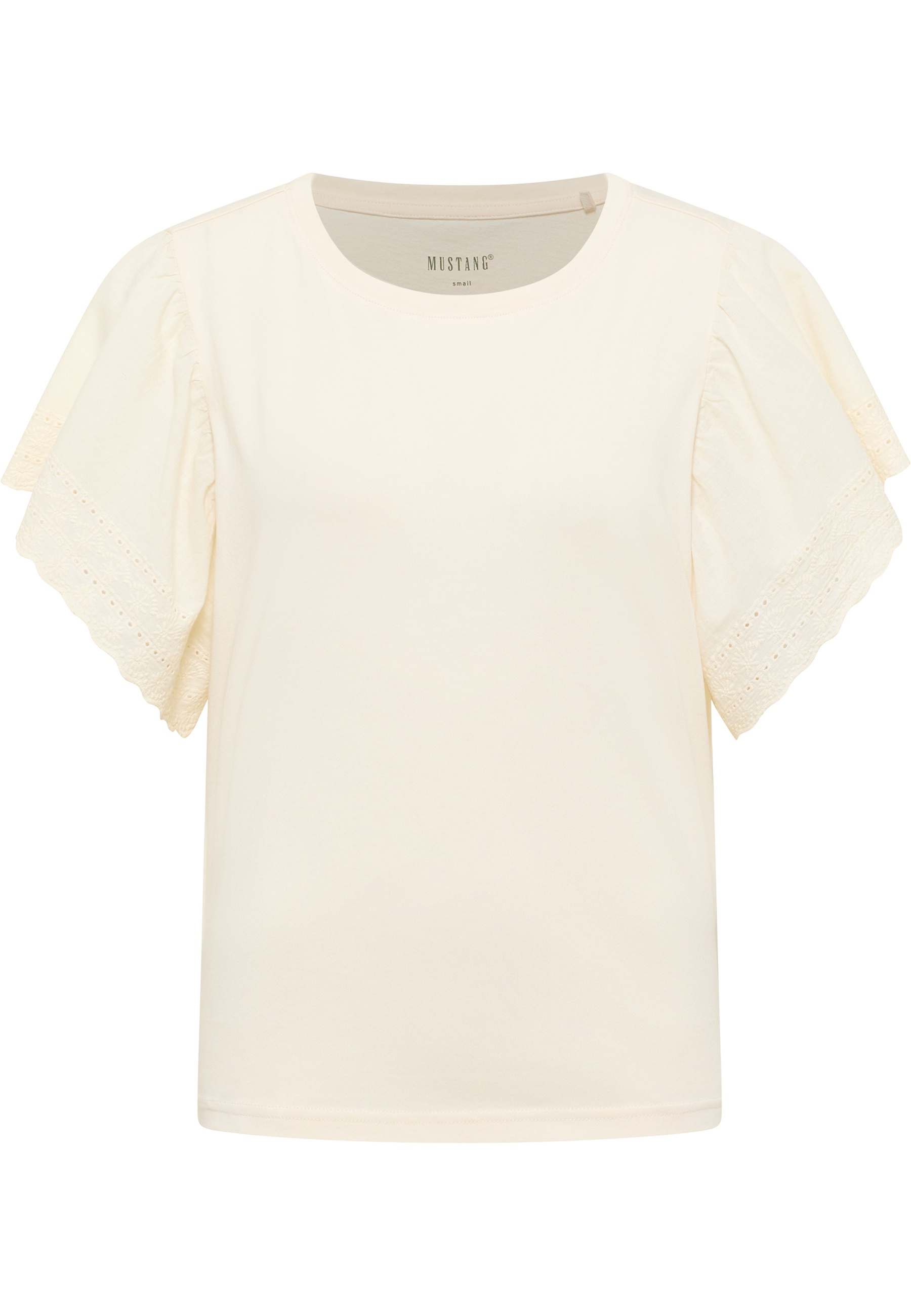 Mustang Damen T-Shirt Style Lima, offwhite