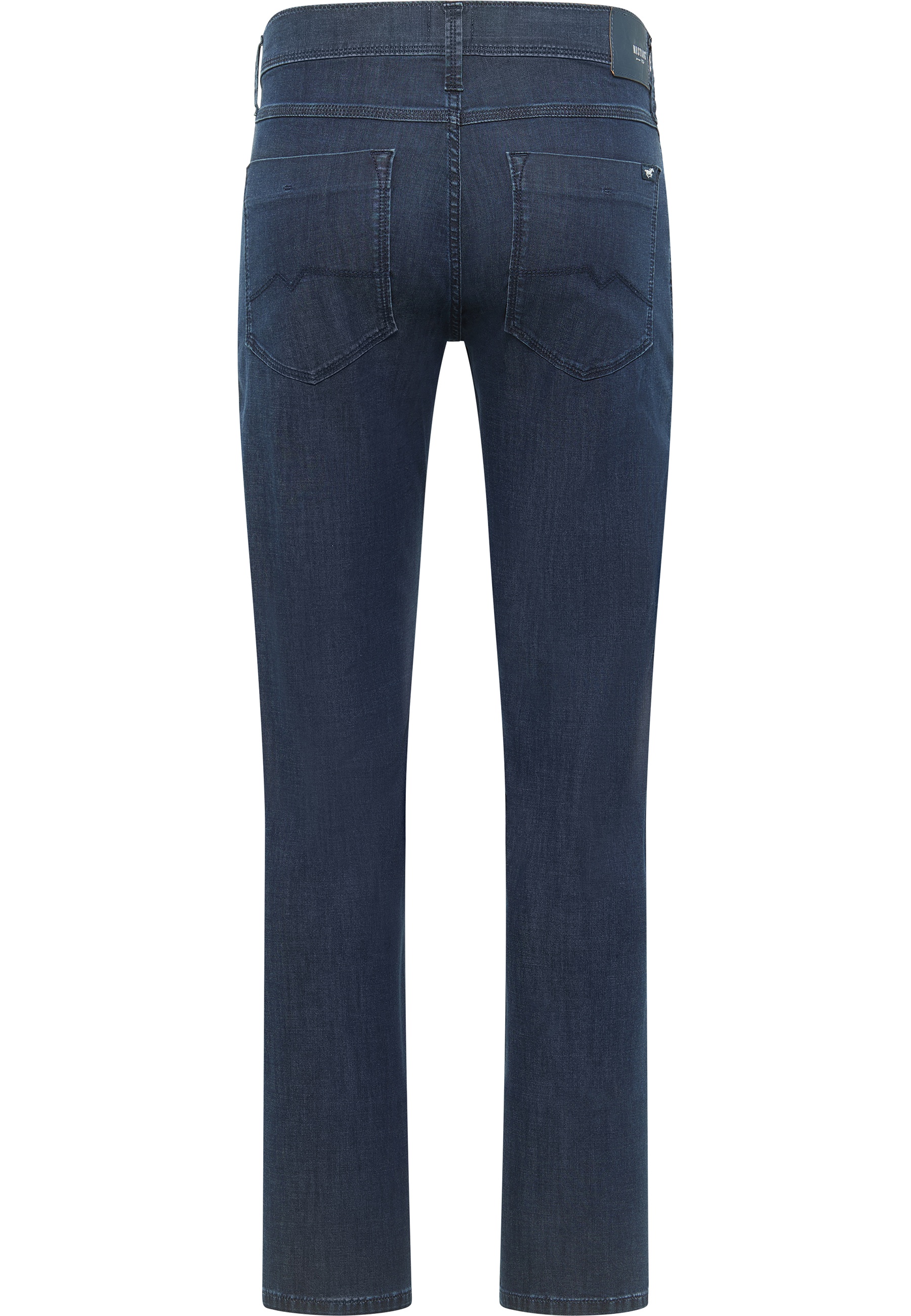 Jeans, Denim, Back pockets, Blue, Straight leg