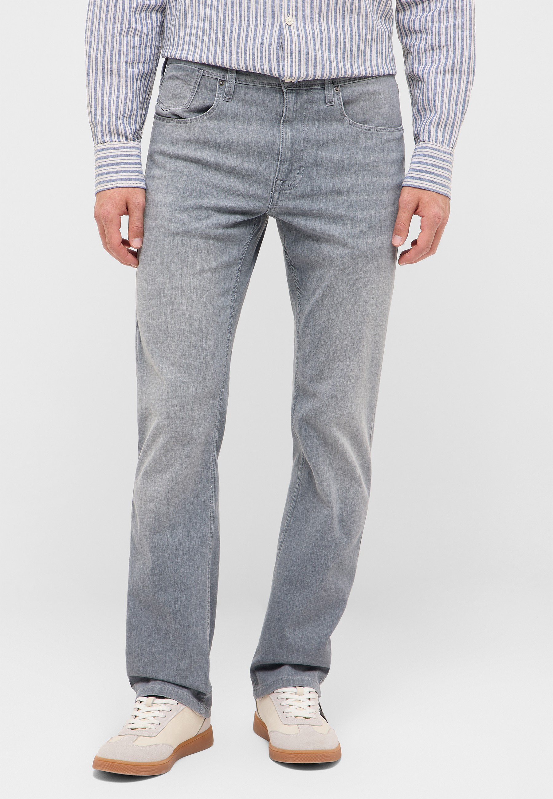 jeans, straight leg, grau, casual pants, denim look