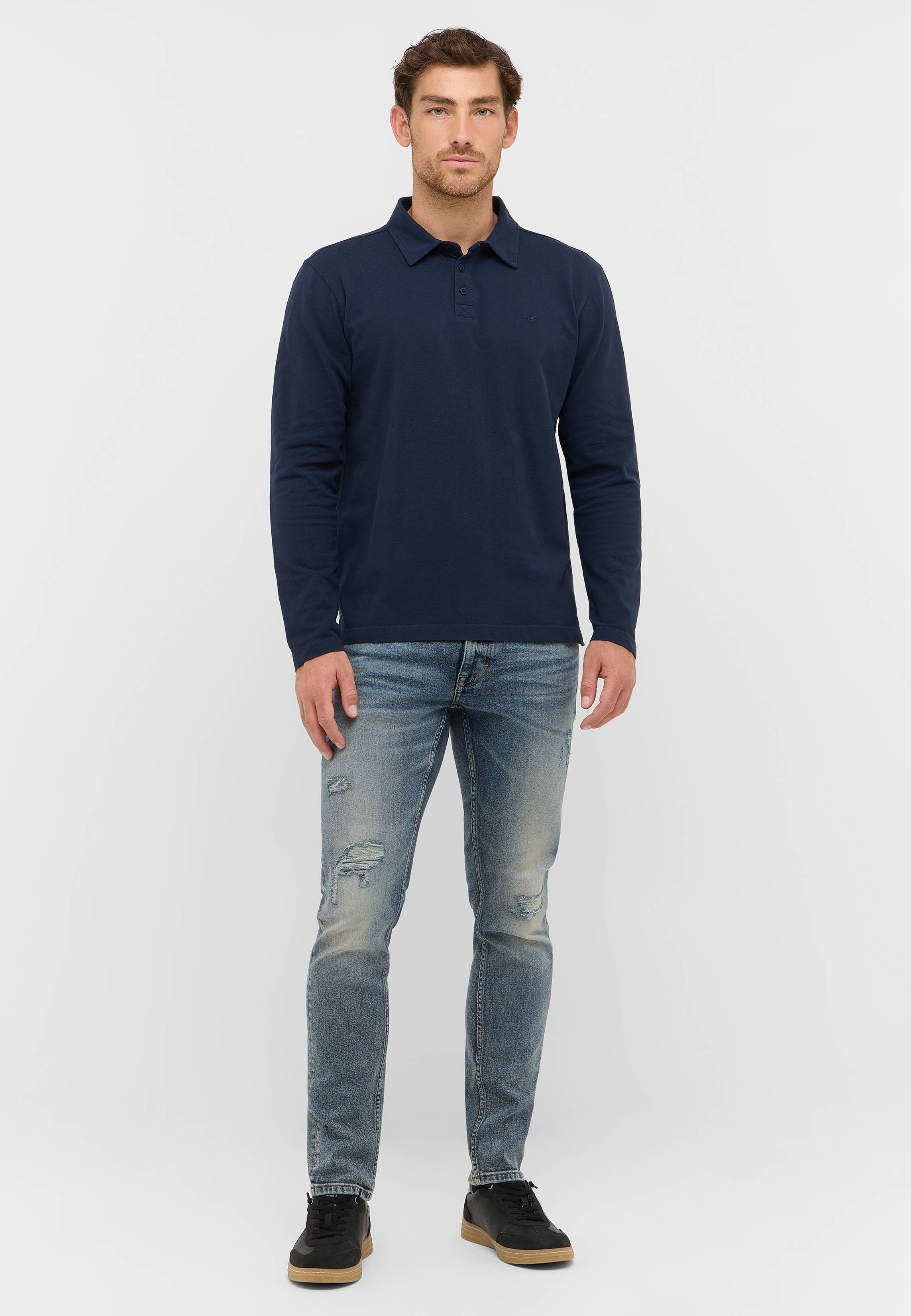 Hosen, Langarm, Jeans, Mann, Person