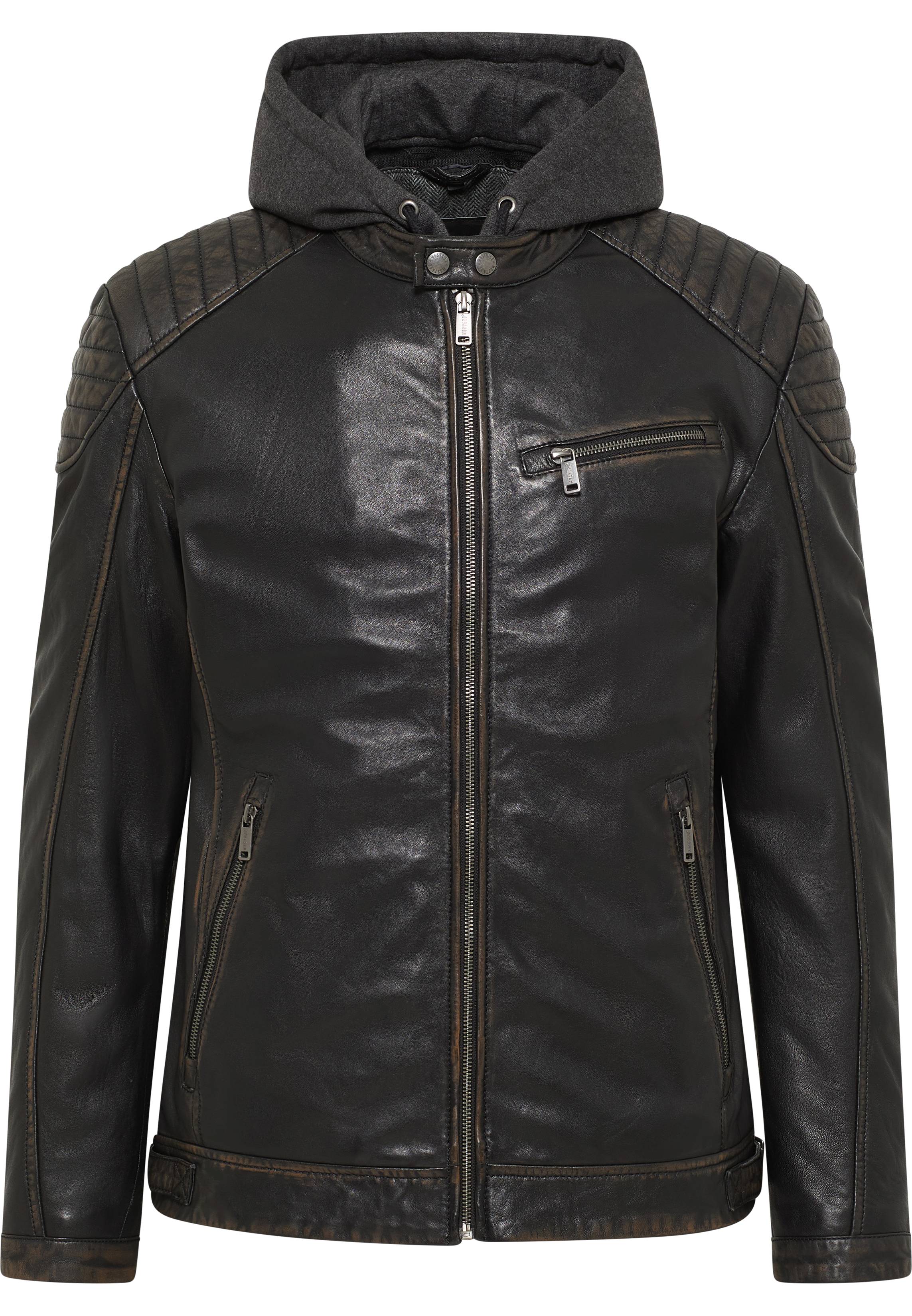 Bekleidung, Mantel, Jacke, Jacke aus Leder