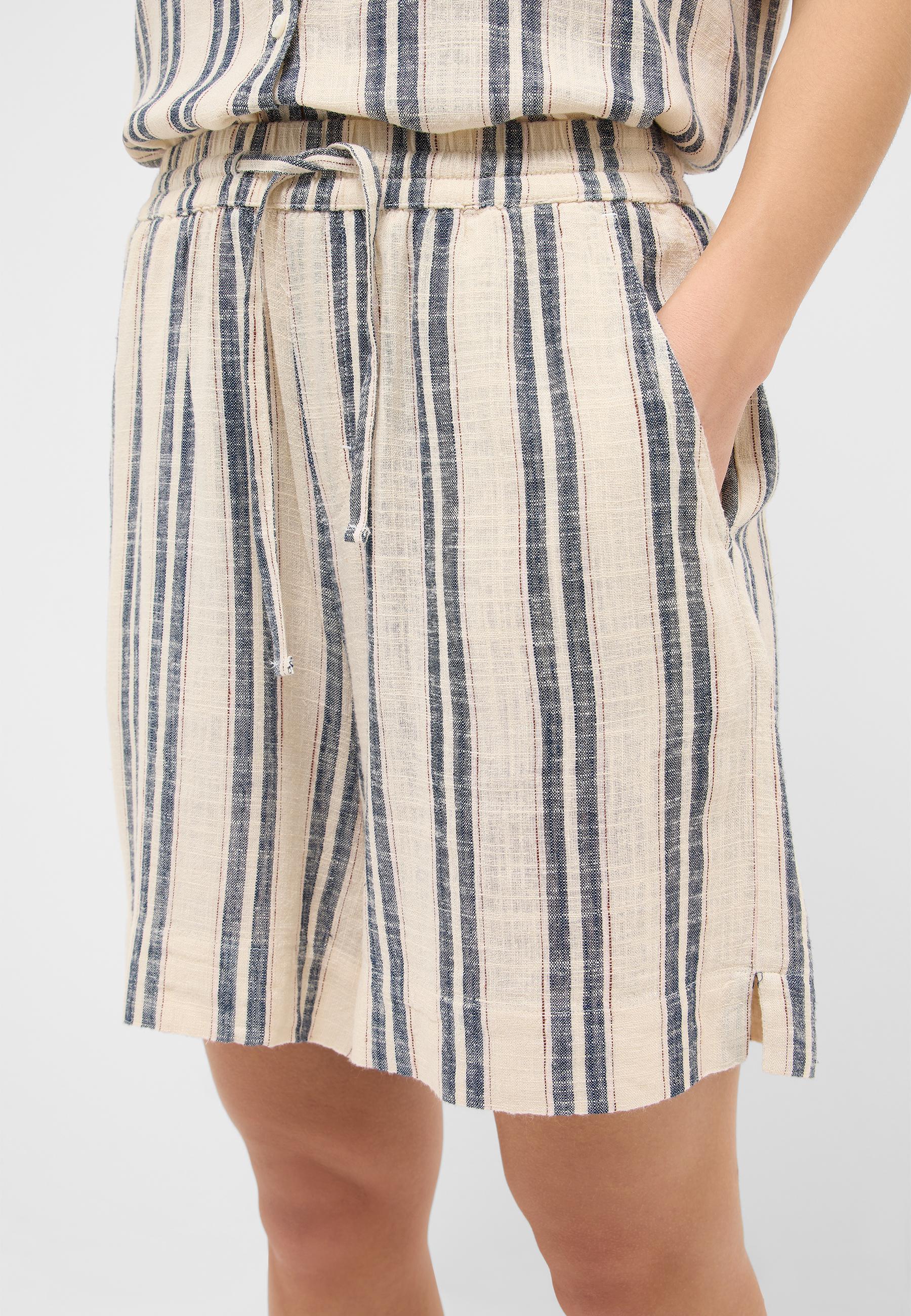 Streifen, Kurze Hose, Stoffhose, Twill?, Sommerlook