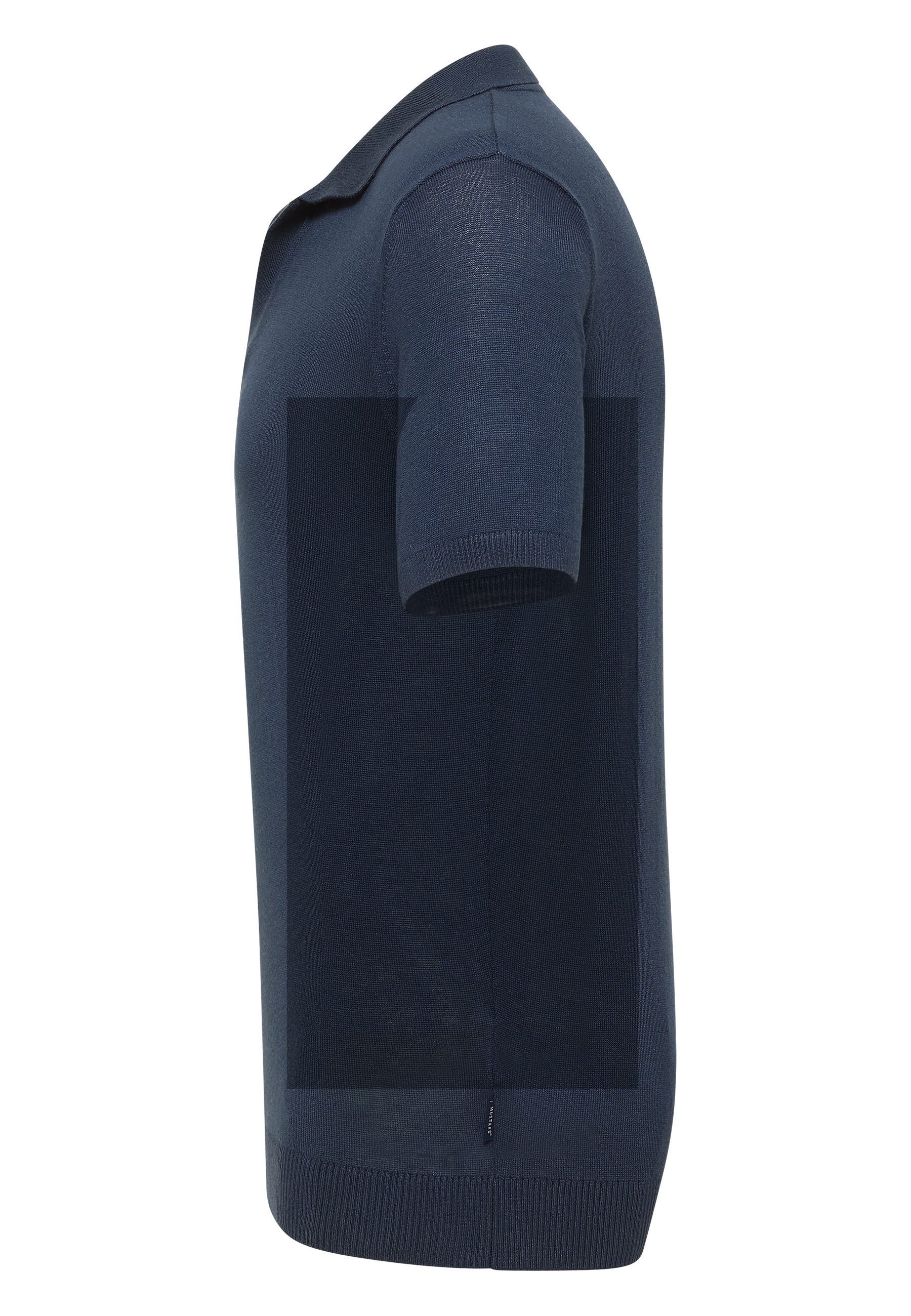 Polohemd, Kurzarm, Navy, Piqué, Kragen