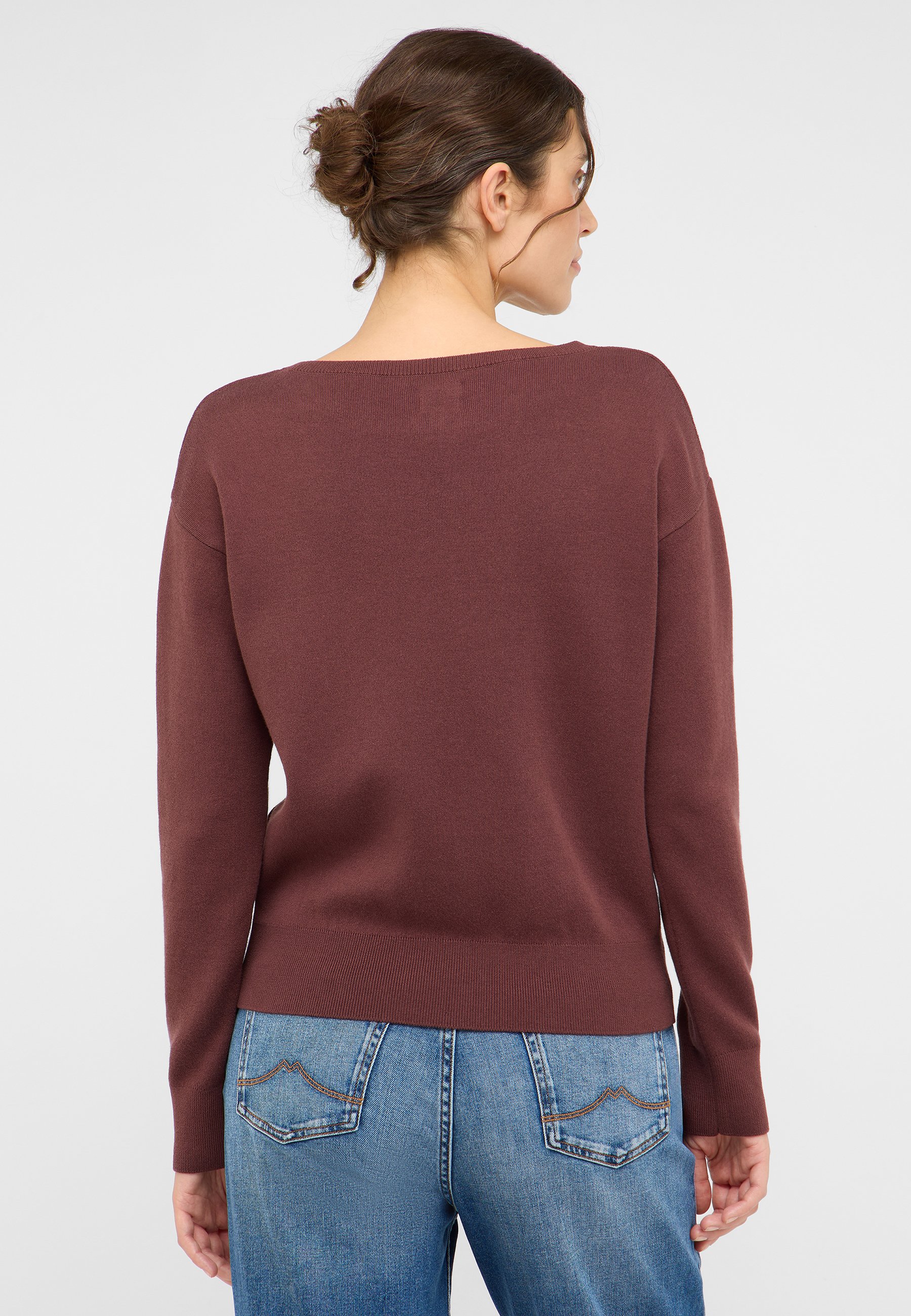 Langarm, Pullover, Erwachsener, Person, Frau